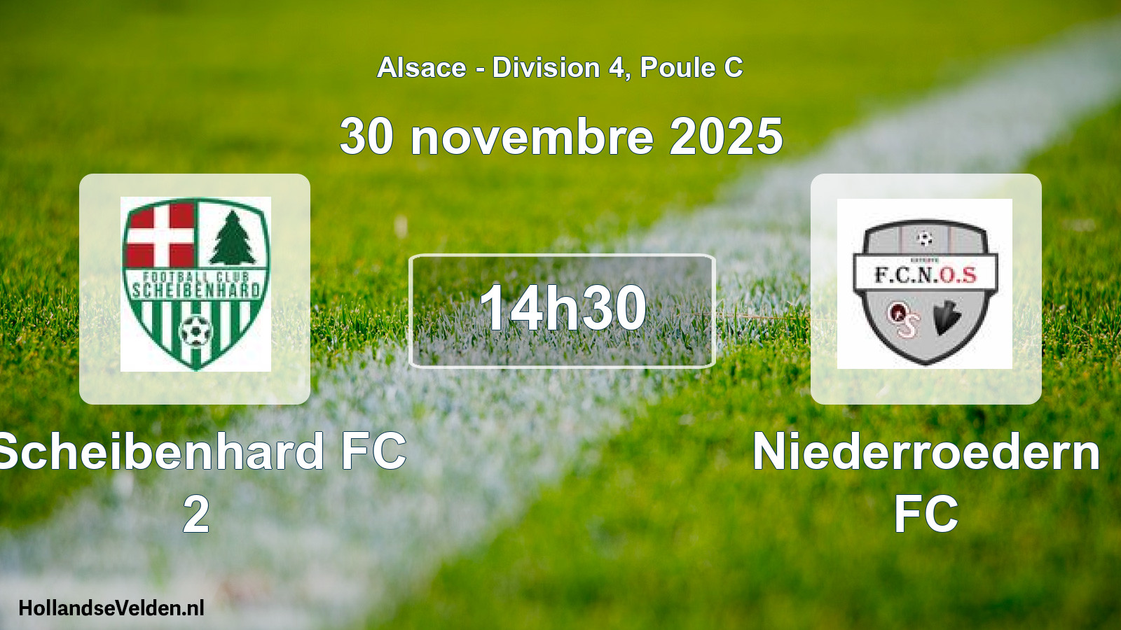 Scheduled Match: Scheibenhard FC 2 - Niederroedern FC (30 November 2025)