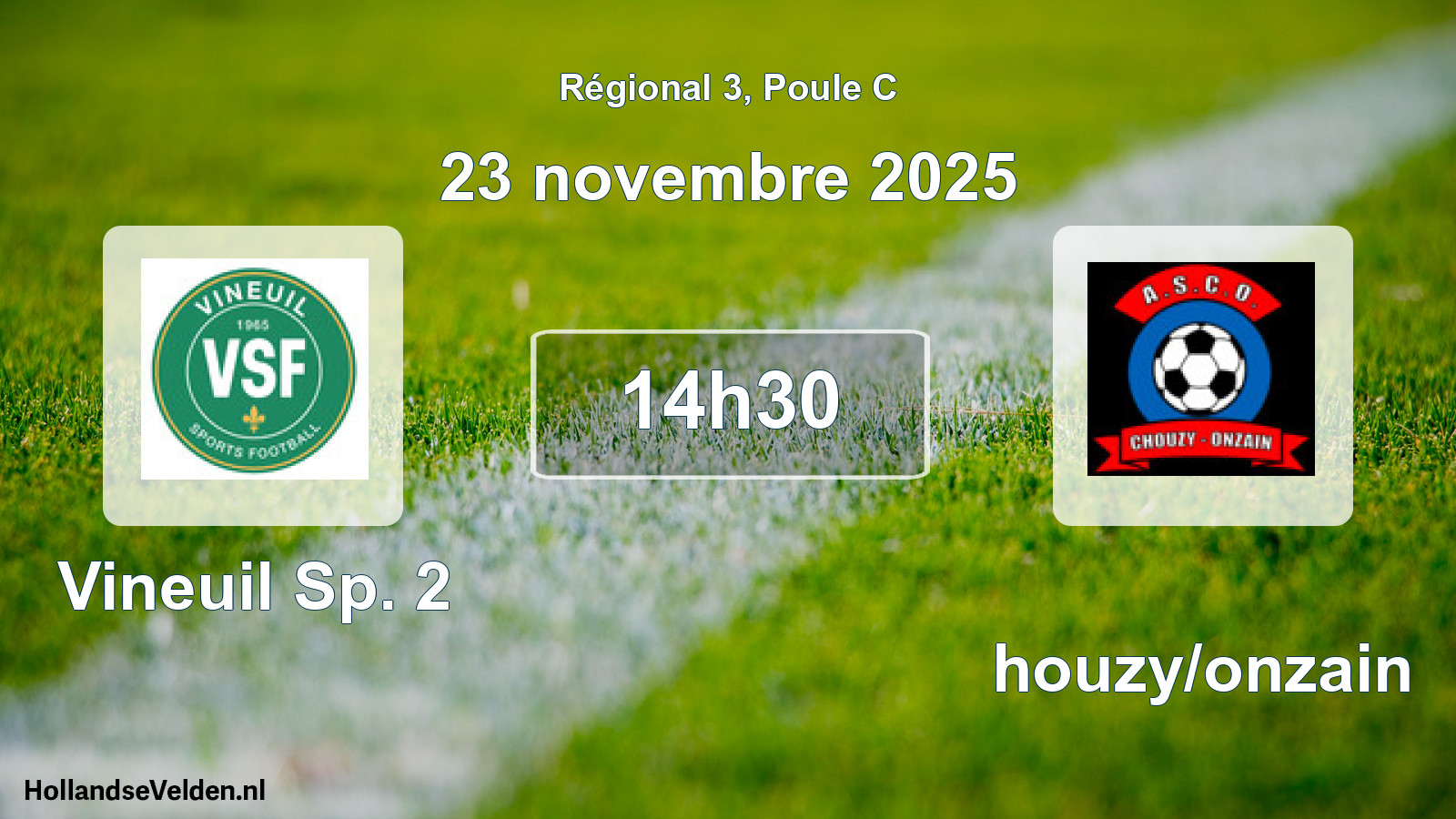 Geplande wedstrijd: Vineuil Sp. 2 - Chouzy/onzain (23 november 2025)
