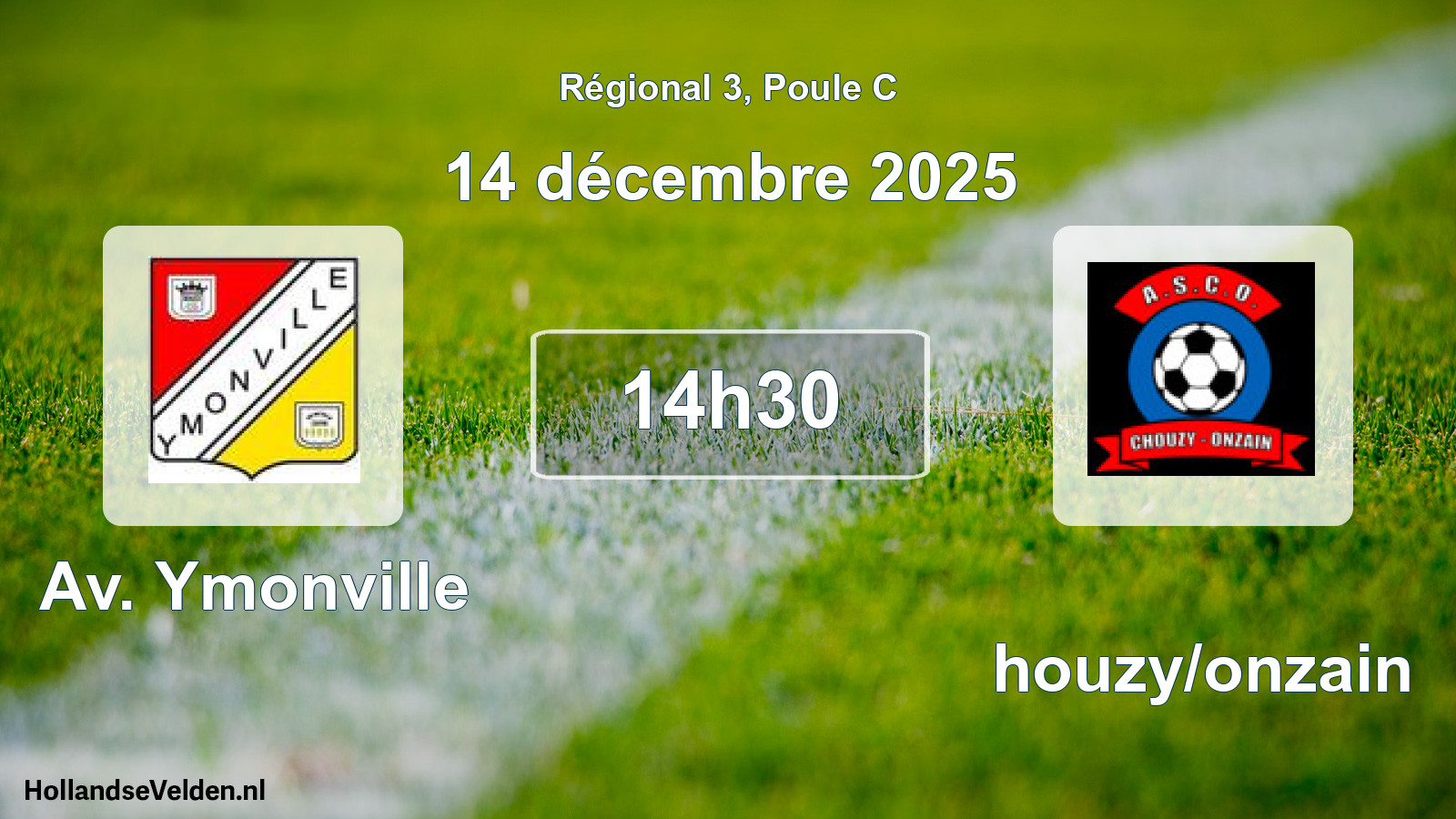 Geplande wedstrijd: Av. Ymonville - Chouzy/onzain (14 décembre 2025)