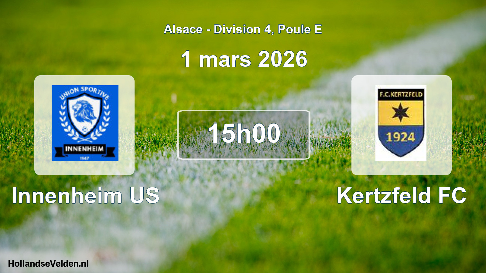 Scheduled Match: Innenheim US - Kertzfeld FC (1 March 2026)