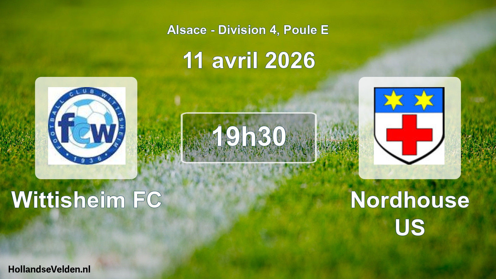 Scheduled Match: Wittisheim FC - Nordhouse US (11 April 2026)