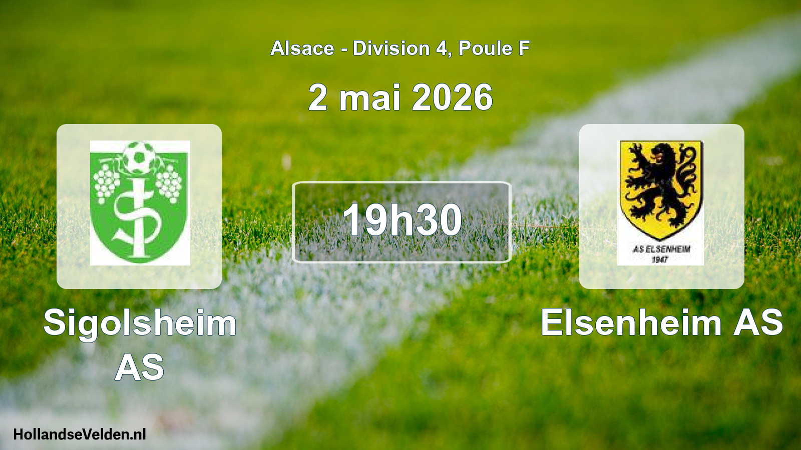 Scheduled Match: Sigolsheim AS - Elsenheim AS (2 May 2026)