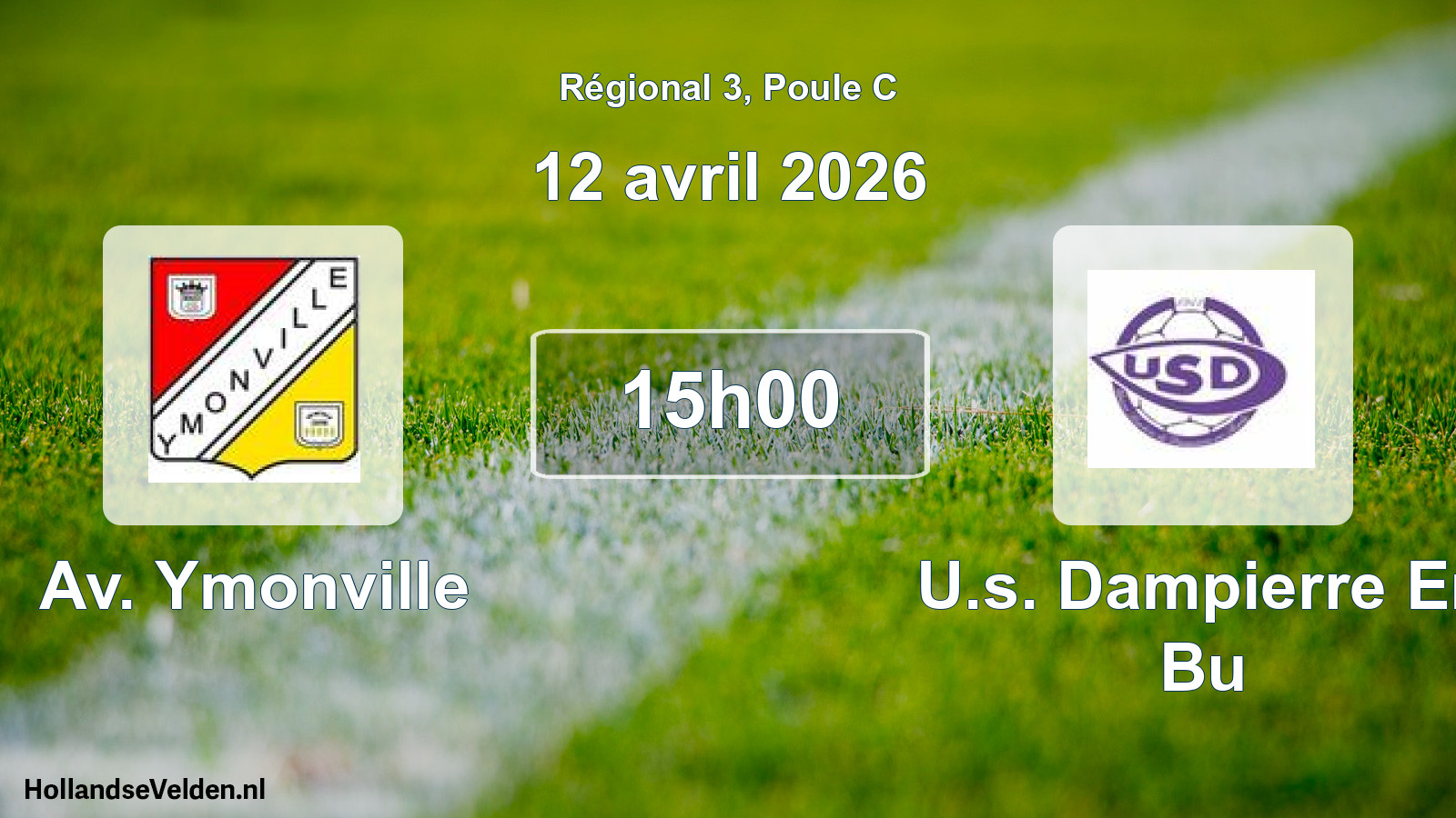 Geplande wedstrijd: Av. Ymonville - U.s. Dampierre En Bu (12 avril 2026)