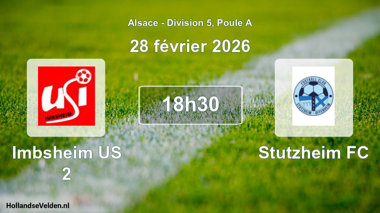 Geplande wedstrijd: Imbsheim US 2 - Stutzheim FC (28 februari 2026)