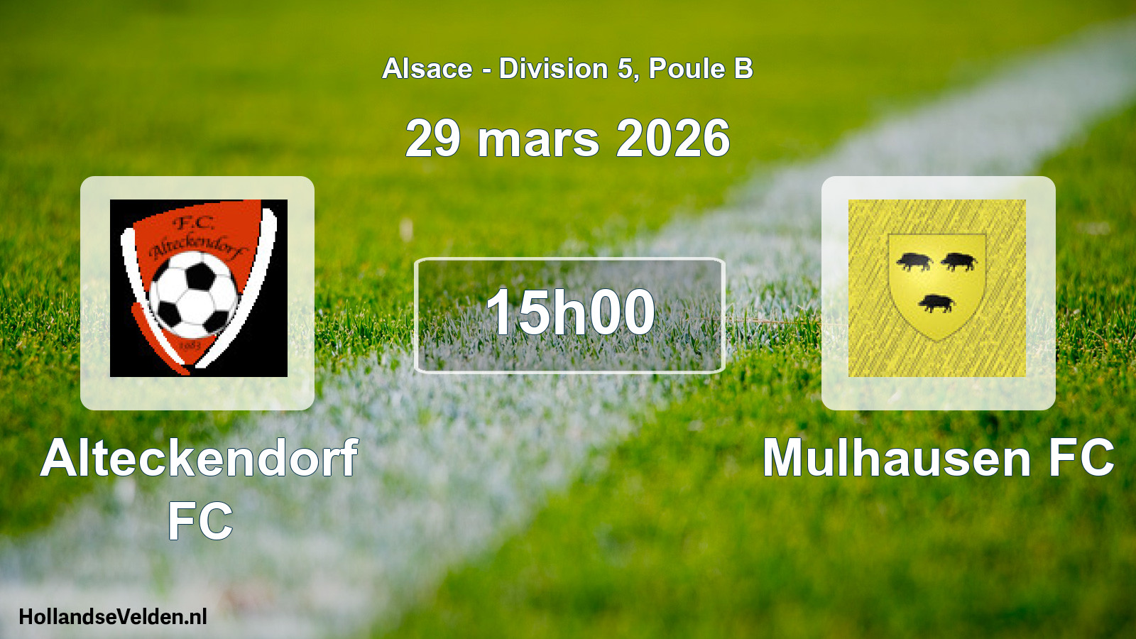 Scheduled Match: Alteckendorf FC - Mulhausen FC (29 March 2026)
