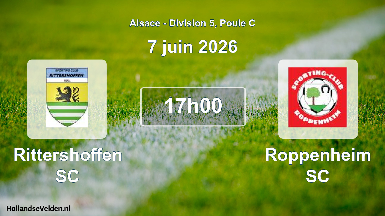 Scheduled Match: Rittershoffen SC - Roppenheim SC (7 June 2026)