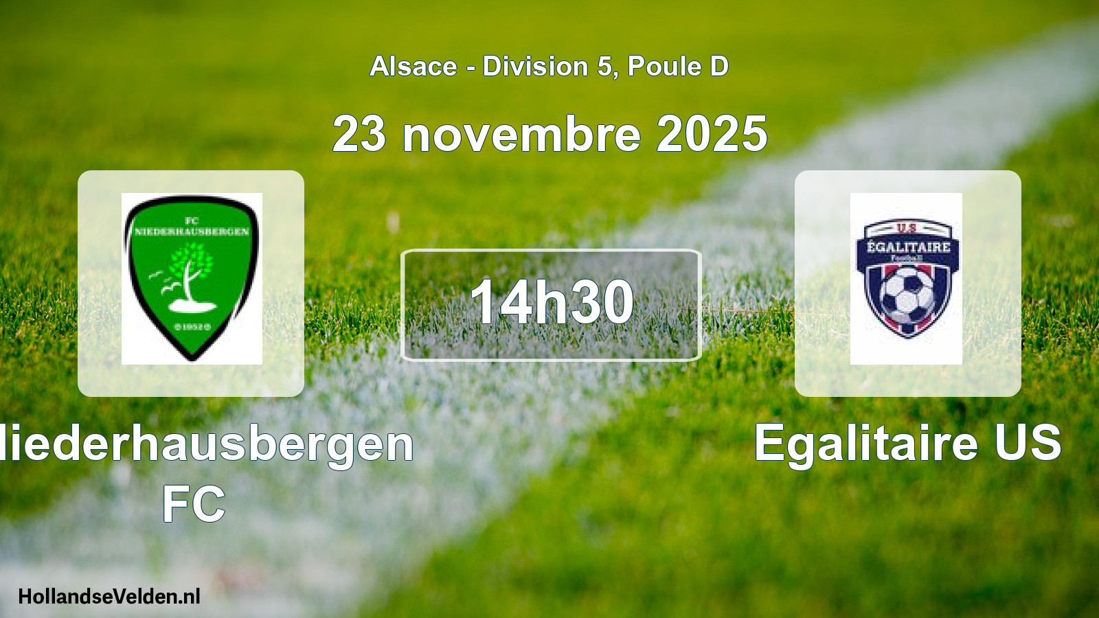 Scheduled Match: Niederhausbergen FC - Egalitaire US (23 November 2025)