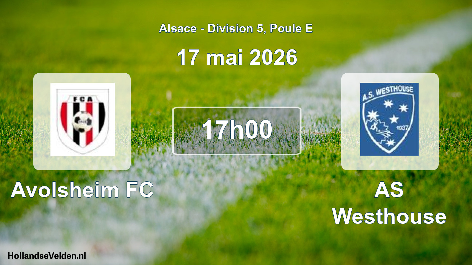 Scheduled Match: Avolsheim FC - AS Westhouse (17 May 2026)