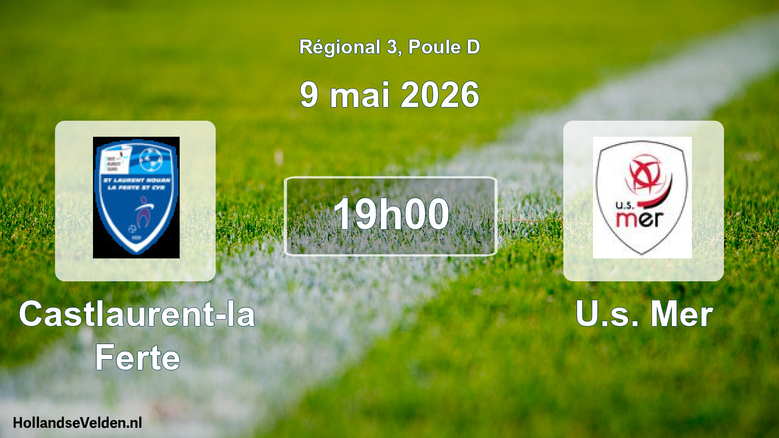 Scheduled Match: Castlaurent-la Ferte - U.s. Mer (9 May 2026)