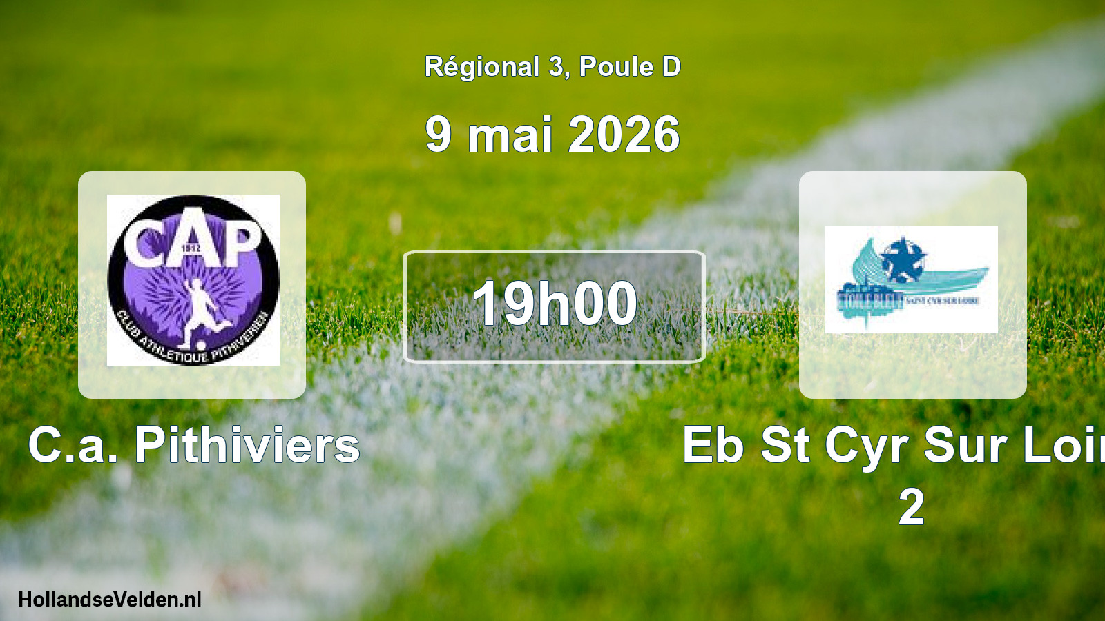Scheduled Match: C.a. Pithiviers - Eb St Cyr Sur Loire 2 (9 May 2026)