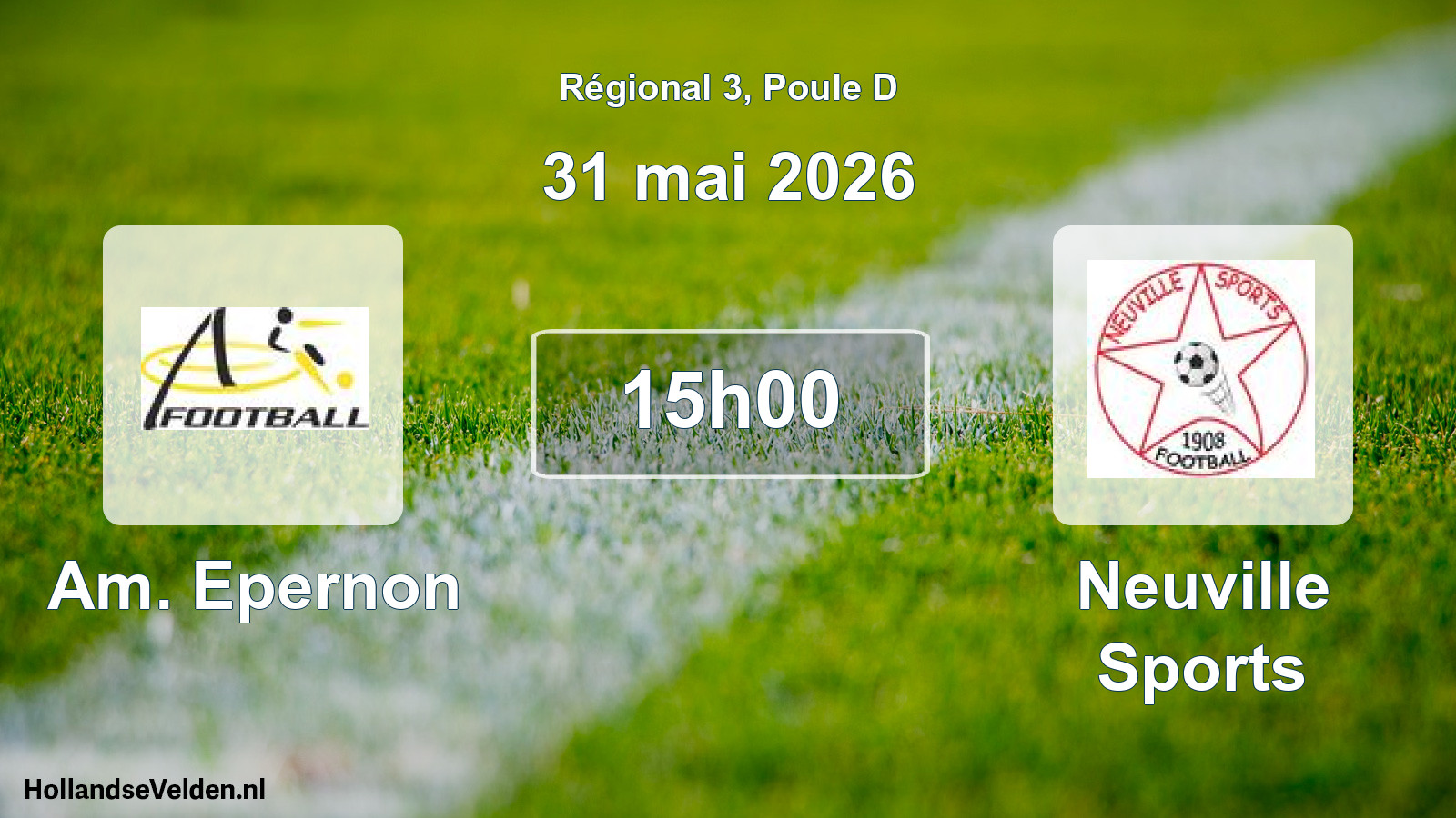 Scheduled Match: Am. Epernon - Neuville Sports (31 May 2026)