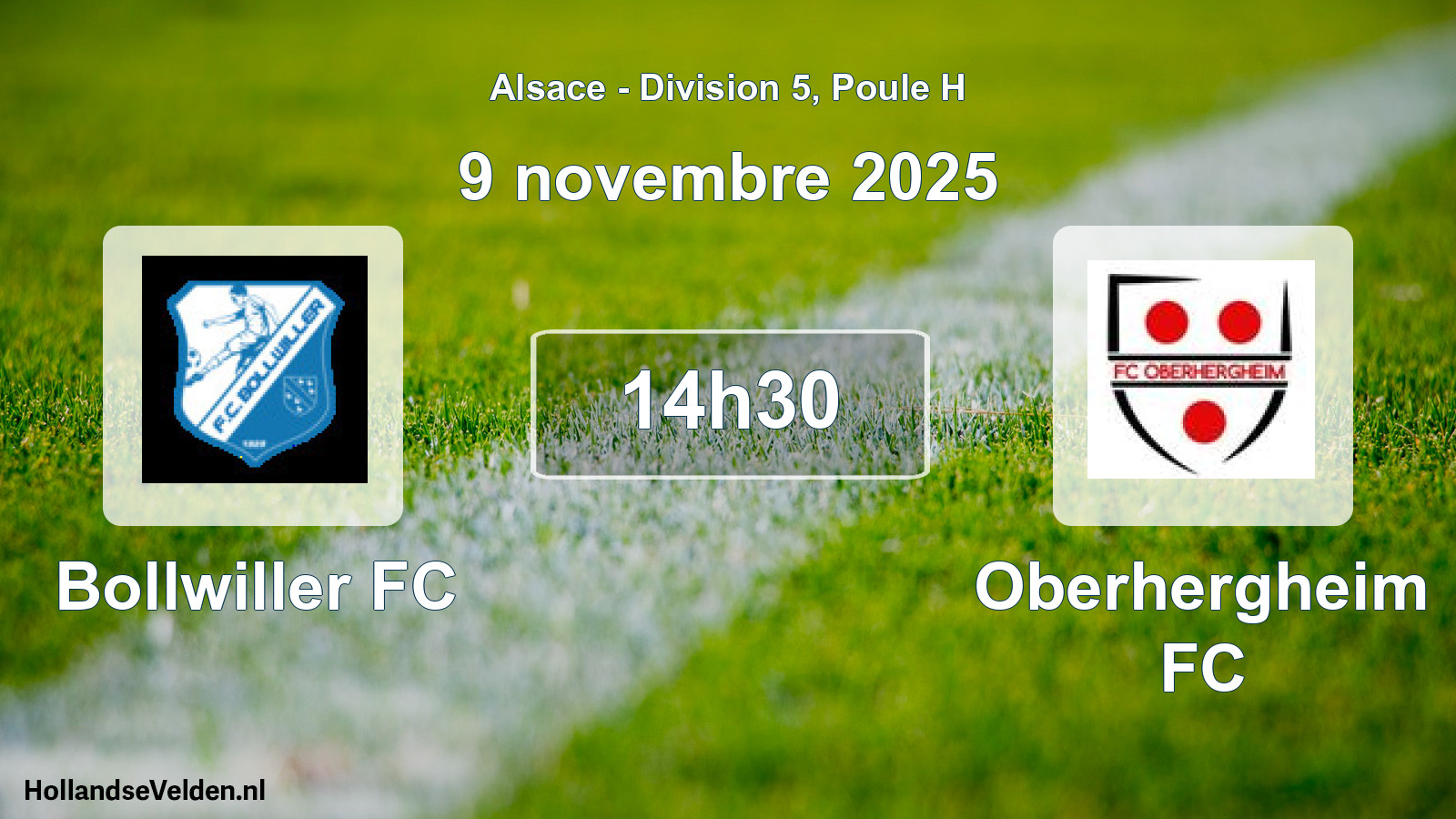Geplande wedstrijd: Bollwiller FC - Oberhergheim FC (9 november 2025)