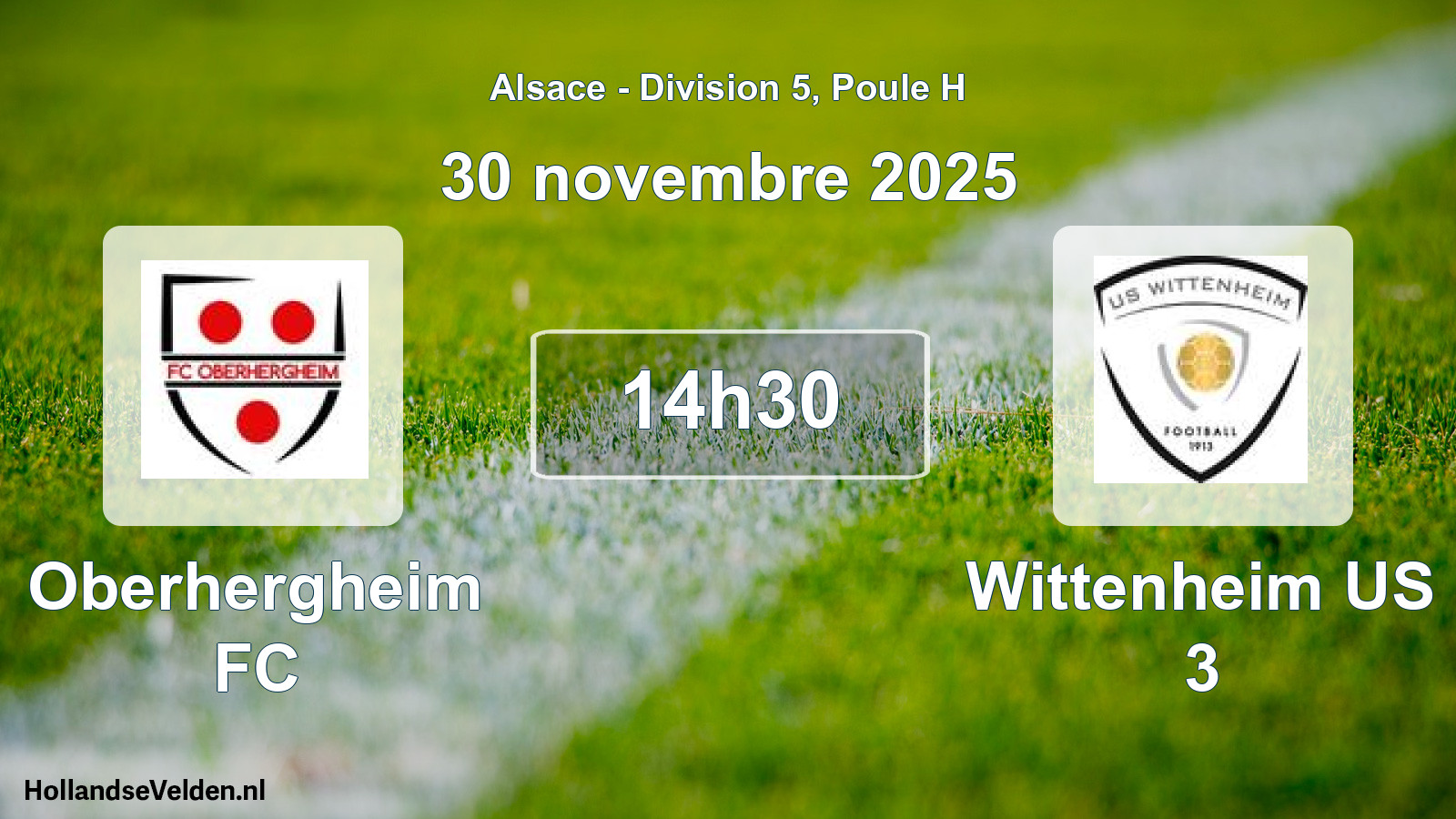 Scheduled Match: Oberhergheim FC - Wittenheim US 3 (30 November 2025)