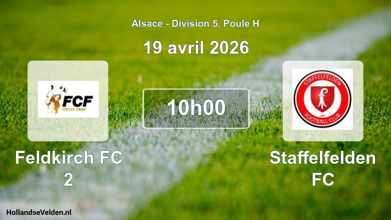 Geplande wedstrijd: Feldkirch FC 2 - Staffelfelden FC (19 april 2026)