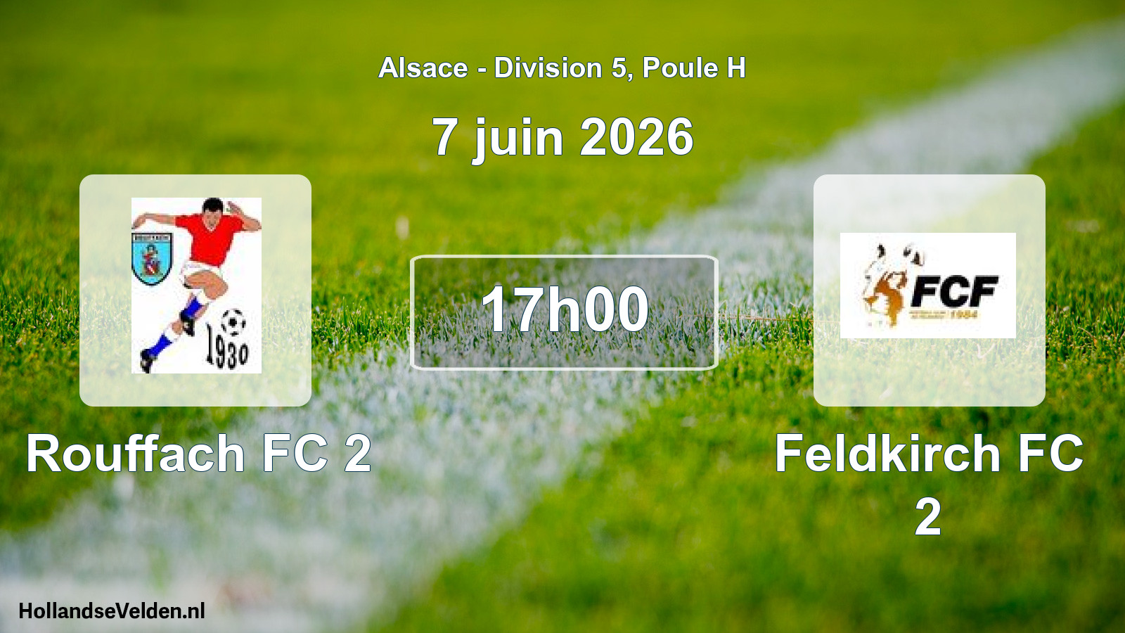 Scheduled Match: Rouffach FC 2 - Feldkirch FC 2 (7 June 2026)
