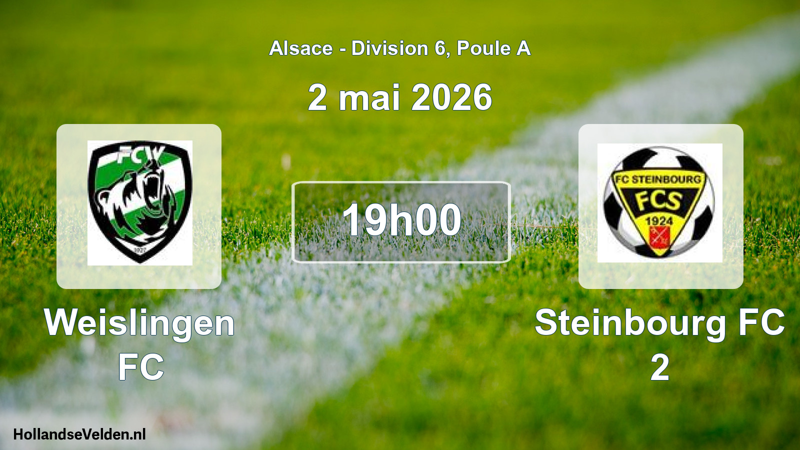 Scheduled Match: Weislingen FC - Steinbourg FC 2 (2 May 2026)