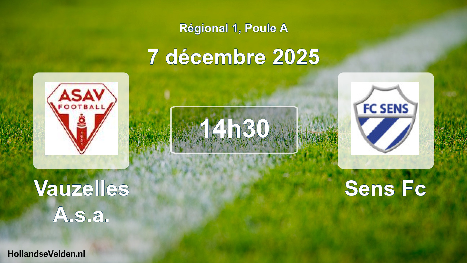 Scheduled Match: Vauzelles A.s.a. - Sens Fc (7 December 2025)