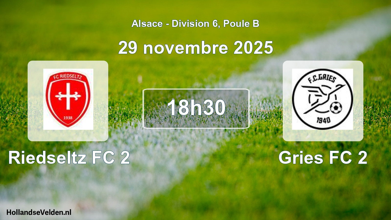 Scheduled Match: Riedseltz FC 2 - Gries FC 2 (29 November 2025)