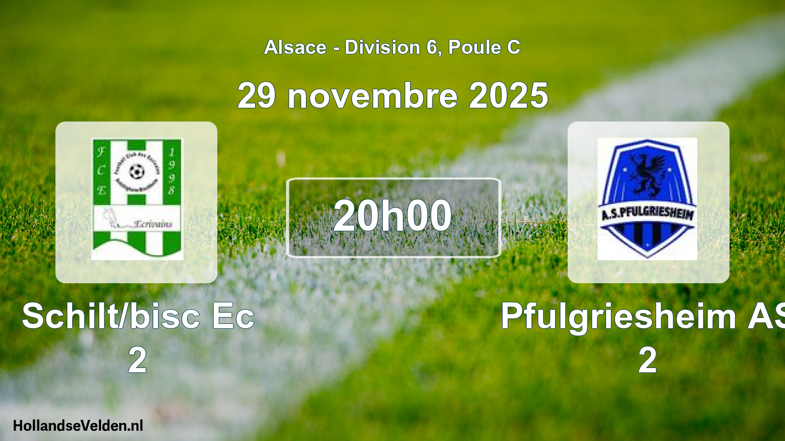 Scheduled Match: Schilt/bisc Ec 2 - Pfulgriesheim AS 2 (29 November 2025)