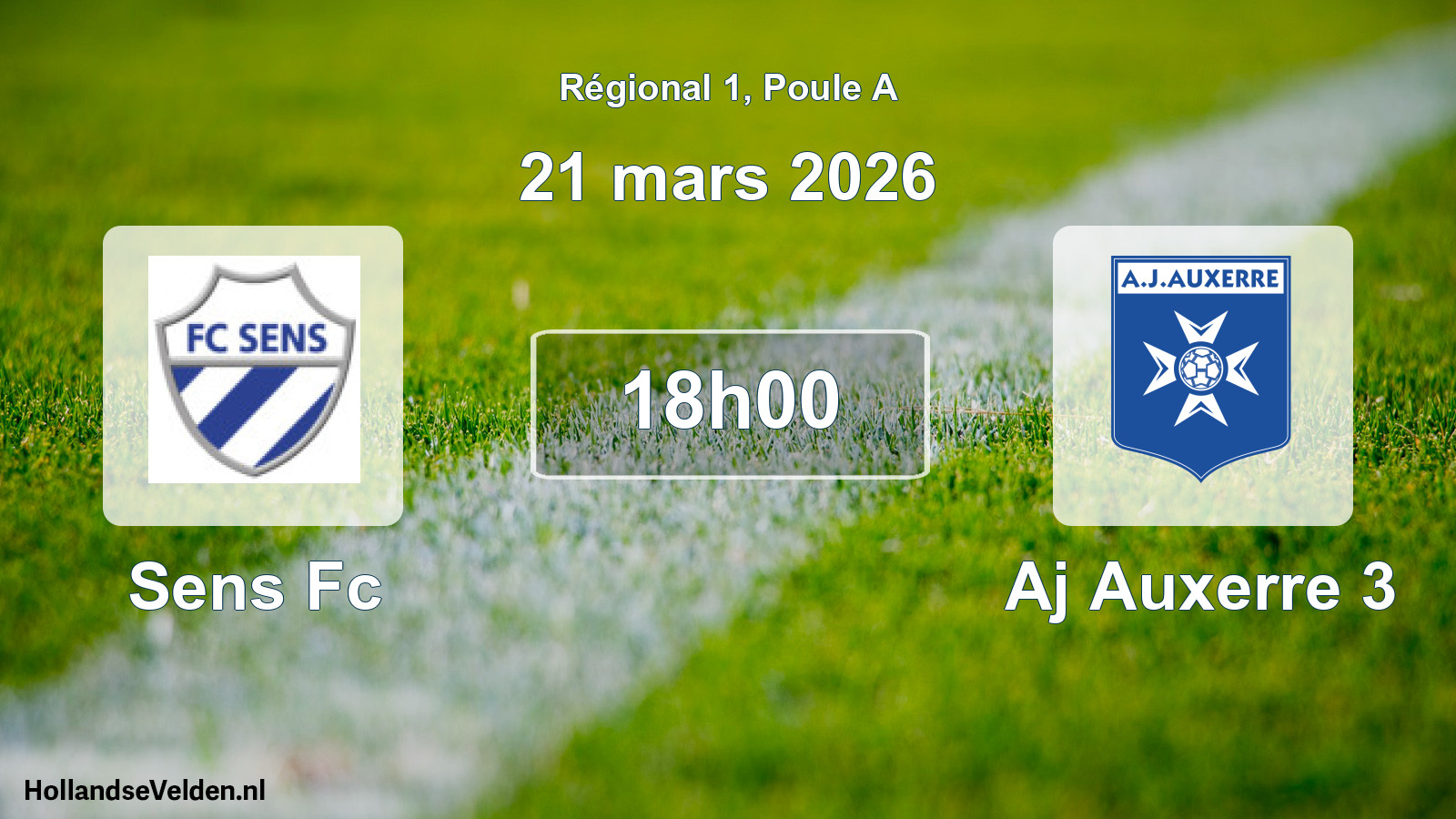 Scheduled Match: Sens Fc - Aj Auxerre 3 (21 March 2026)