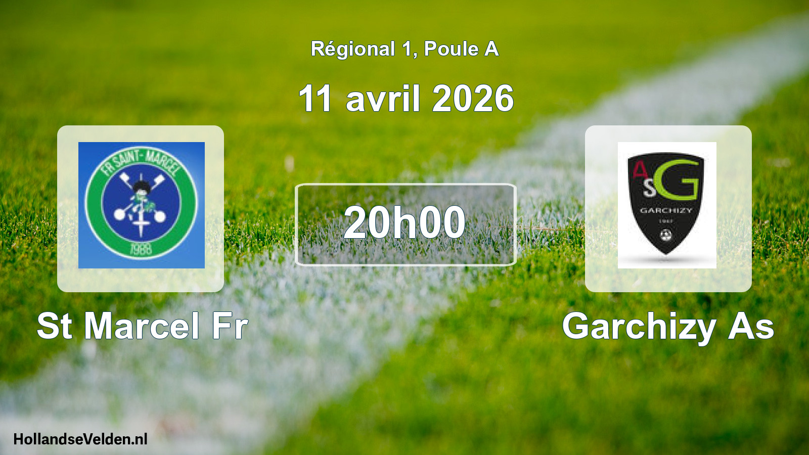 Scheduled Match: St Marcel Fr - Garchizy As (11 April 2026)