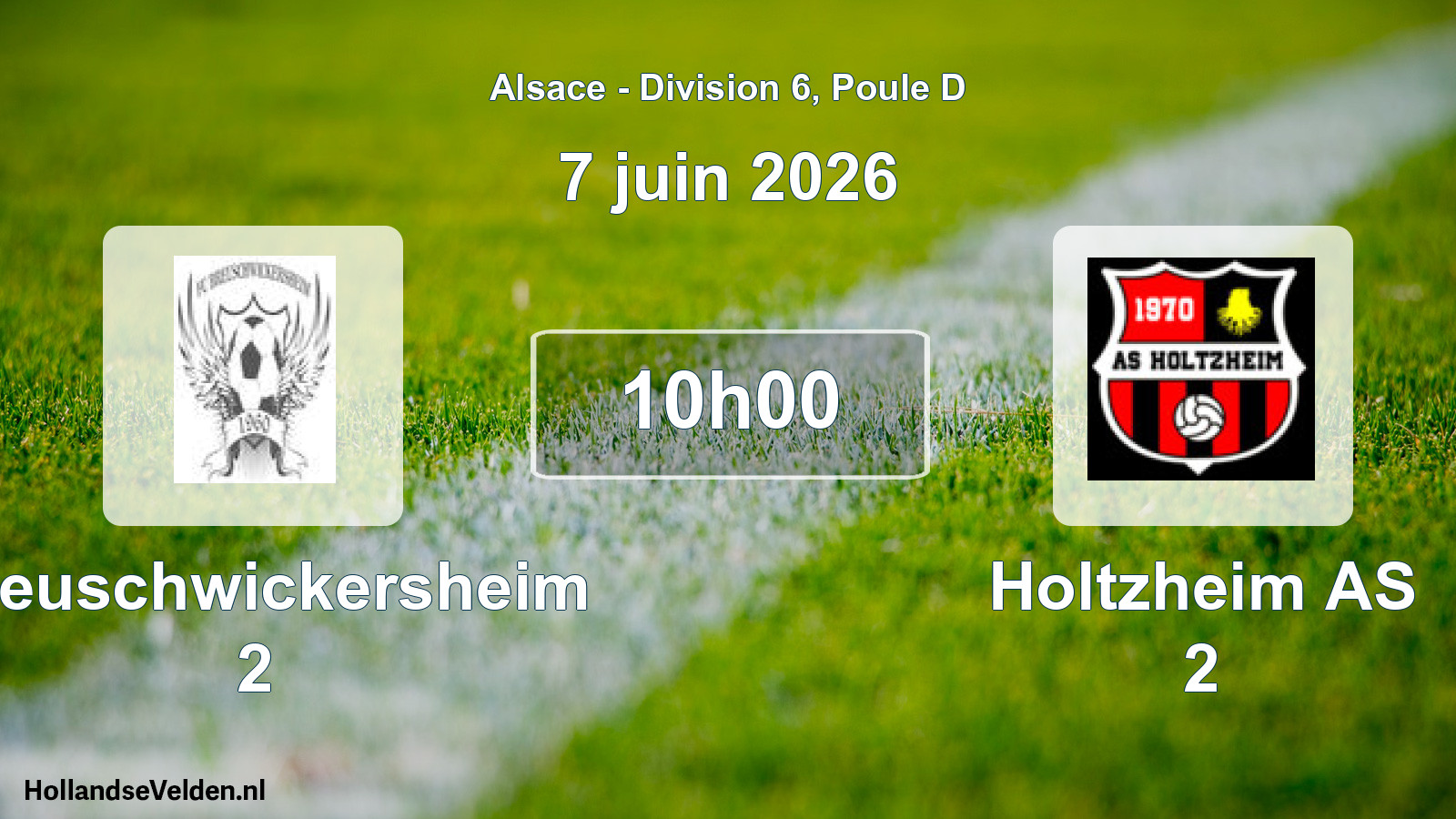 Scheduled Match: Breuschwickersheim 2 - Holtzheim AS 2 (7 June 2026)