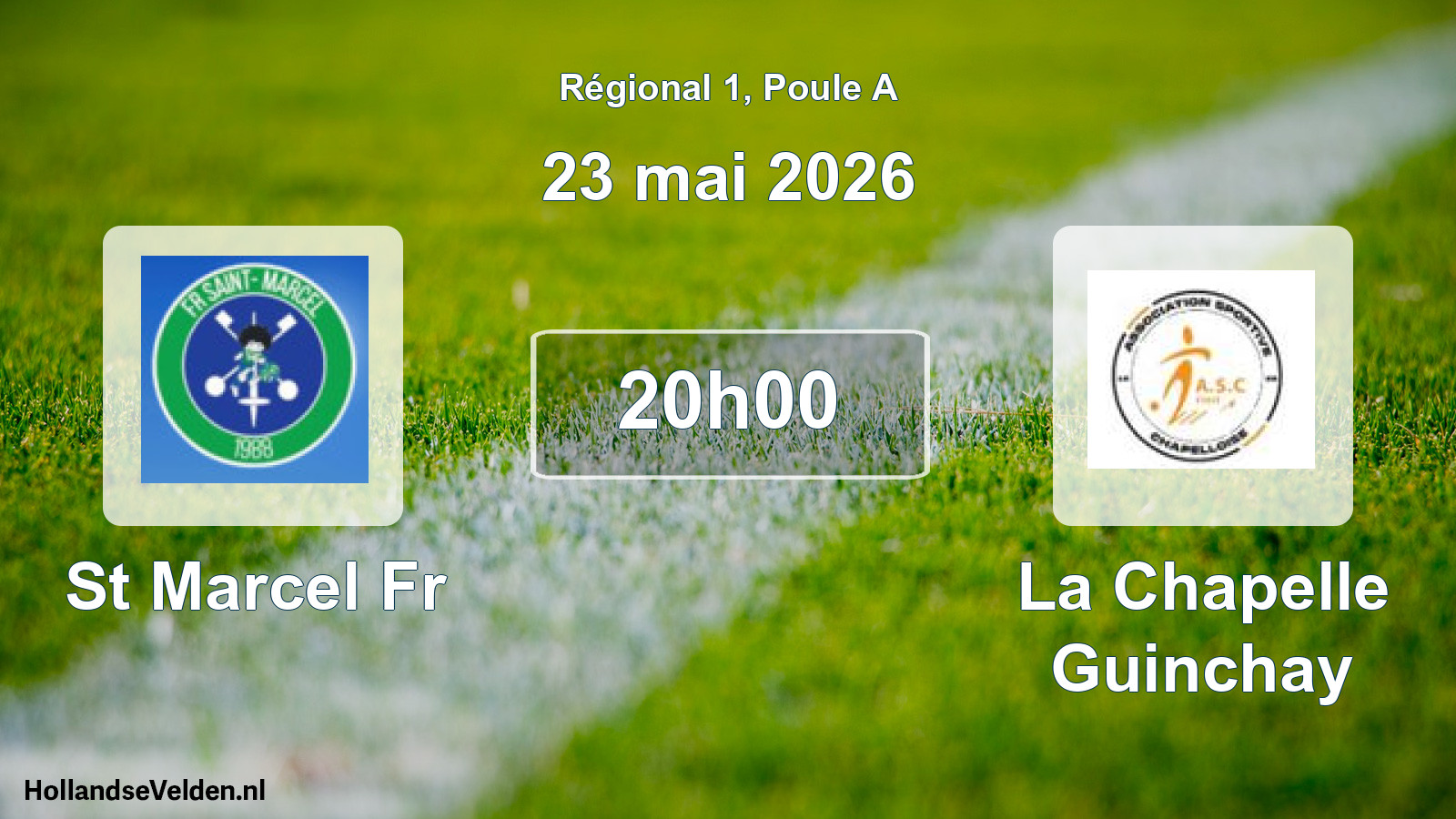 Geplande wedstrijd: St Marcel Fr - La Chapelle Guinchay (23 mei 2026)