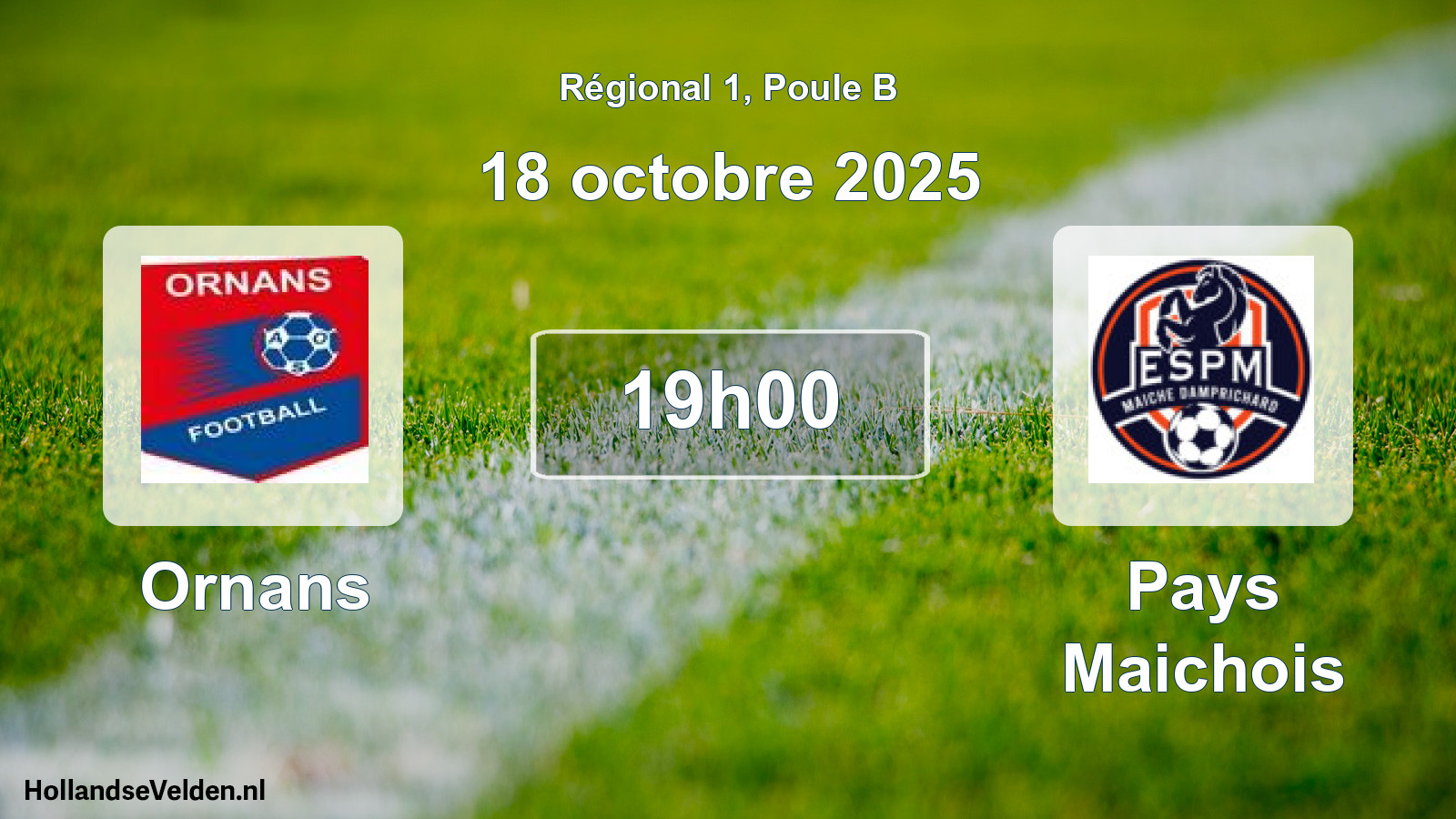 Scheduled Match: Ornans - Pays Maichois (18 October 2025)