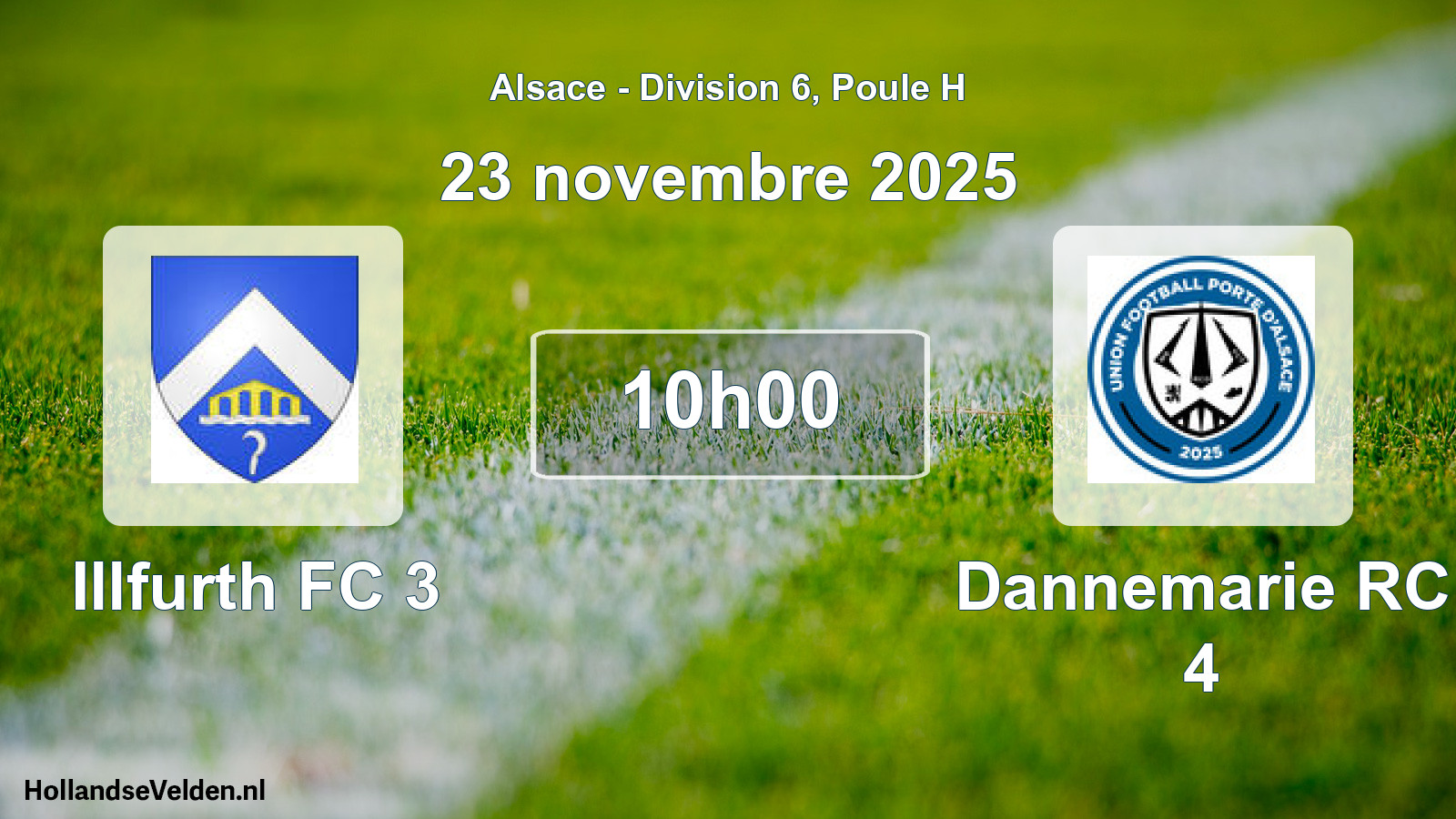 Geplande wedstrijd: Illfurth FC 3 - Dannemarie RC 4 (23 november 2025)