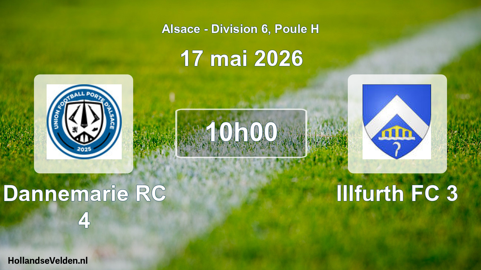 Scheduled Match: Dannemarie RC 4 - Illfurth FC 3 (17 May 2026)