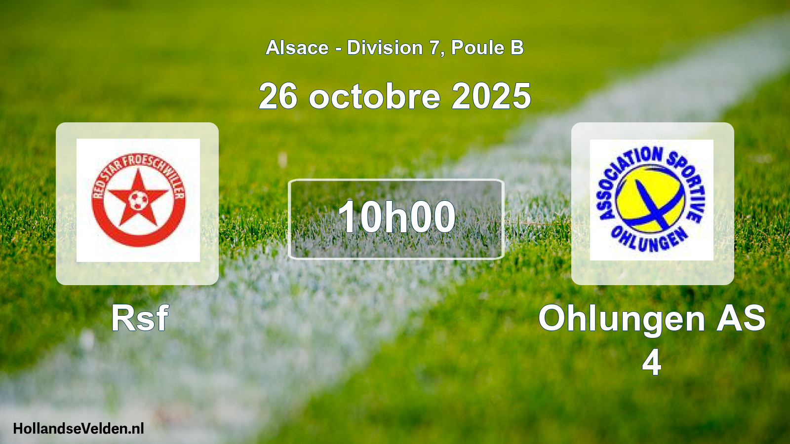 Scheduled Match: Rsf - Ohlungen AS 4 (26 October 2025)