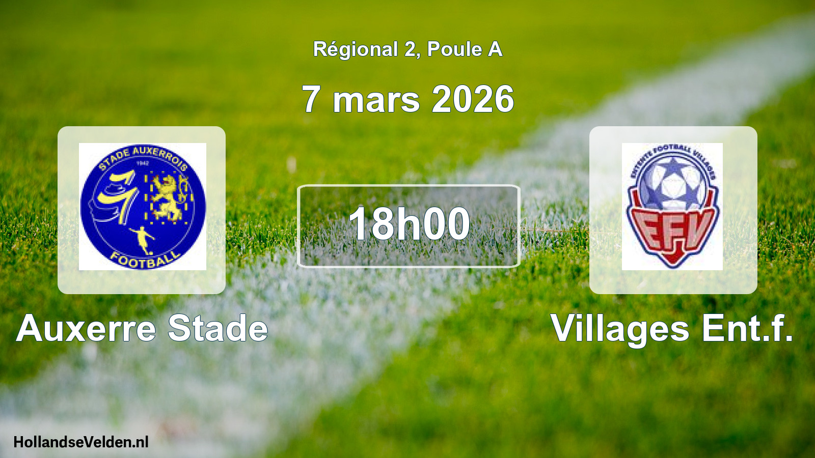 Scheduled Match: Auxerre Stade - Villages Ent.f. (7 March 2026)