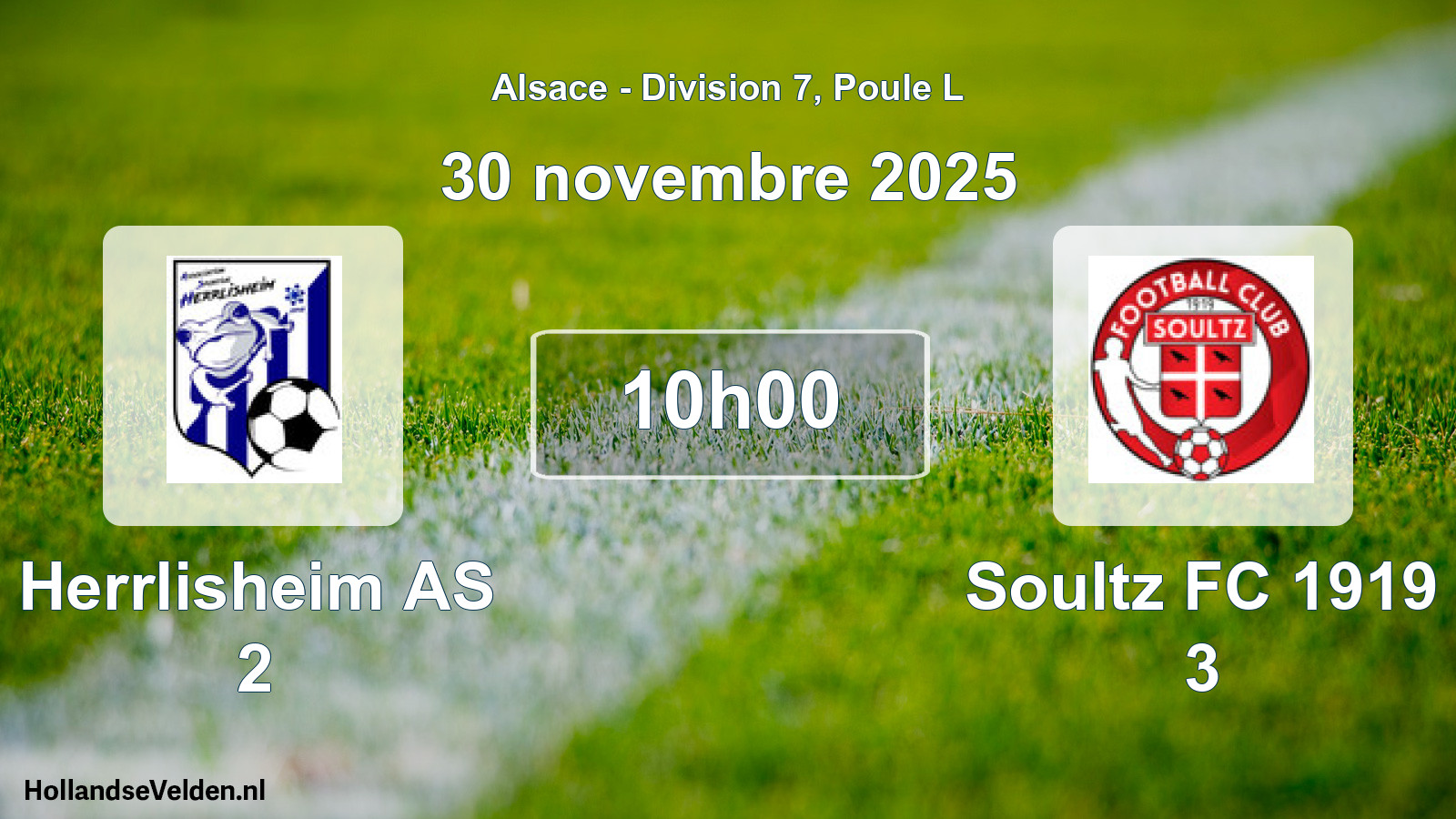 Scheduled Match: Herrlisheim AS 2 - Soultz FC 1919 3 (30 November 2025)