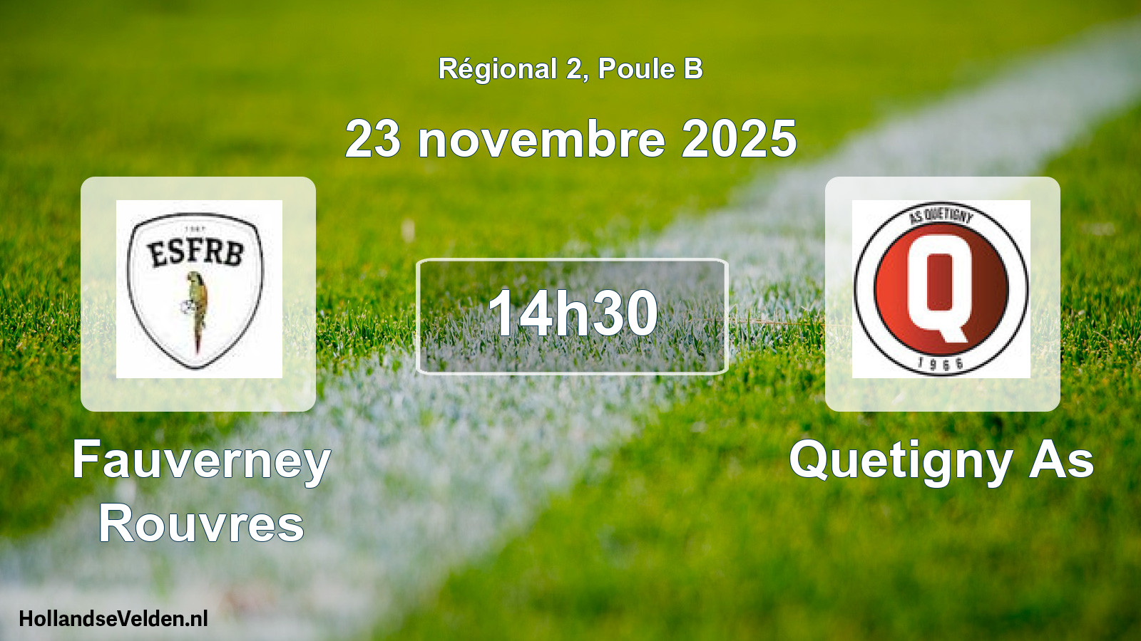 Scheduled Match: Fauverney Rouvres - Quetigny As (23 November 2025)