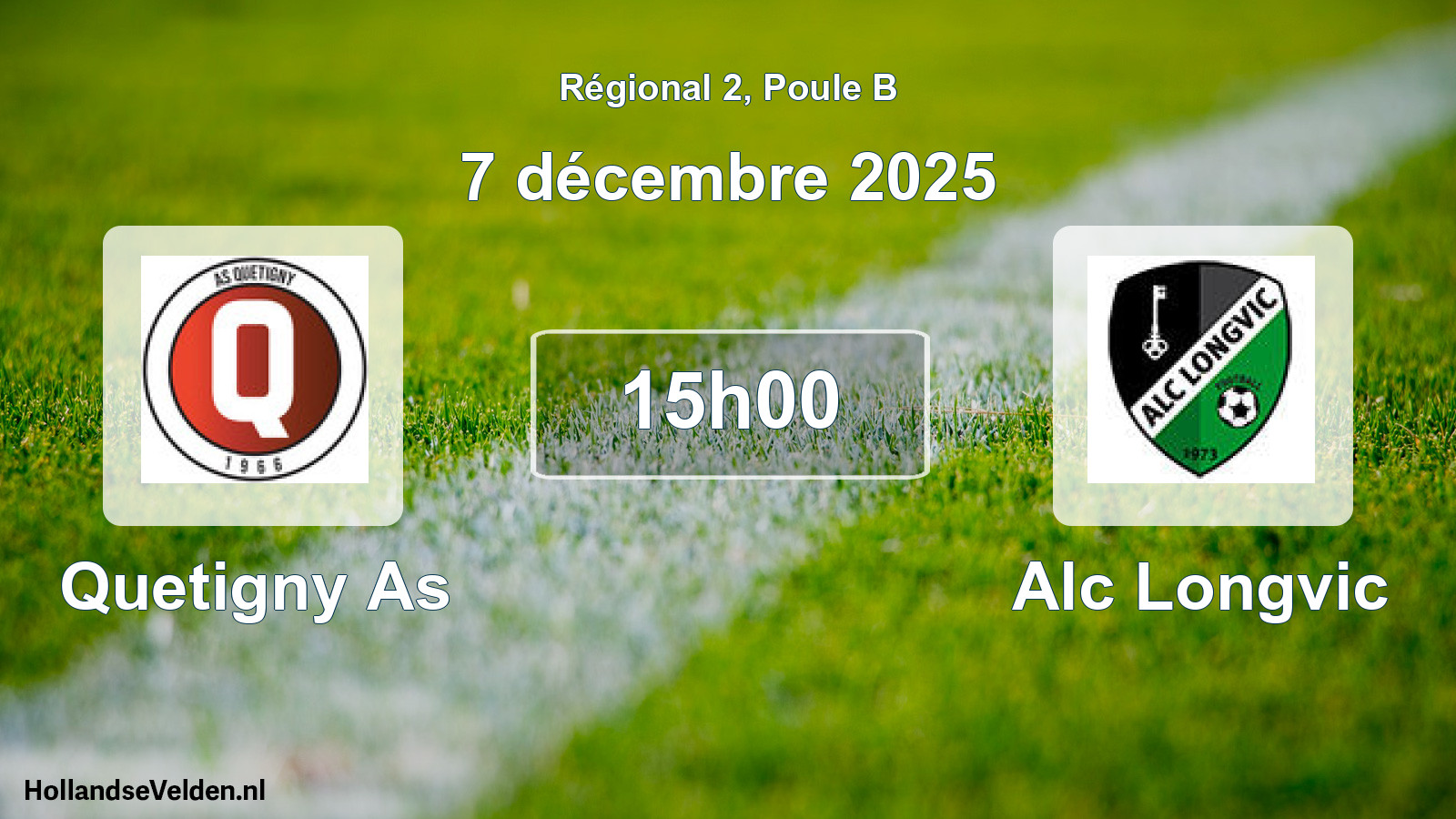 Scheduled Match: Quetigny As - Alc Longvic (7 December 2025)