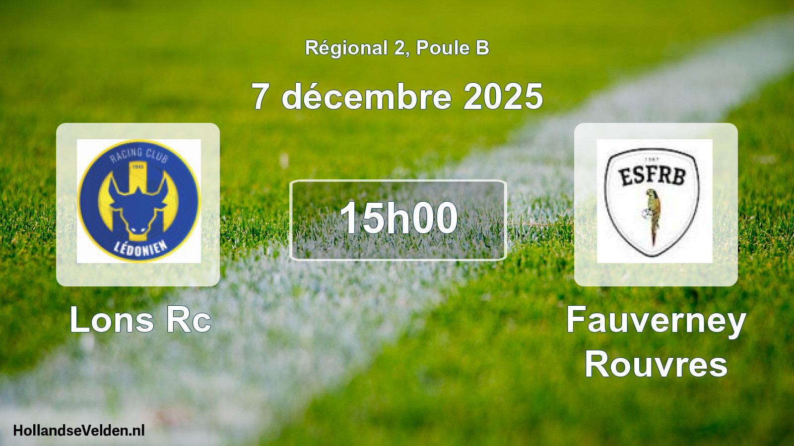 Scheduled Match: Lons Rc - Fauverney Rouvres (7 December 2025)