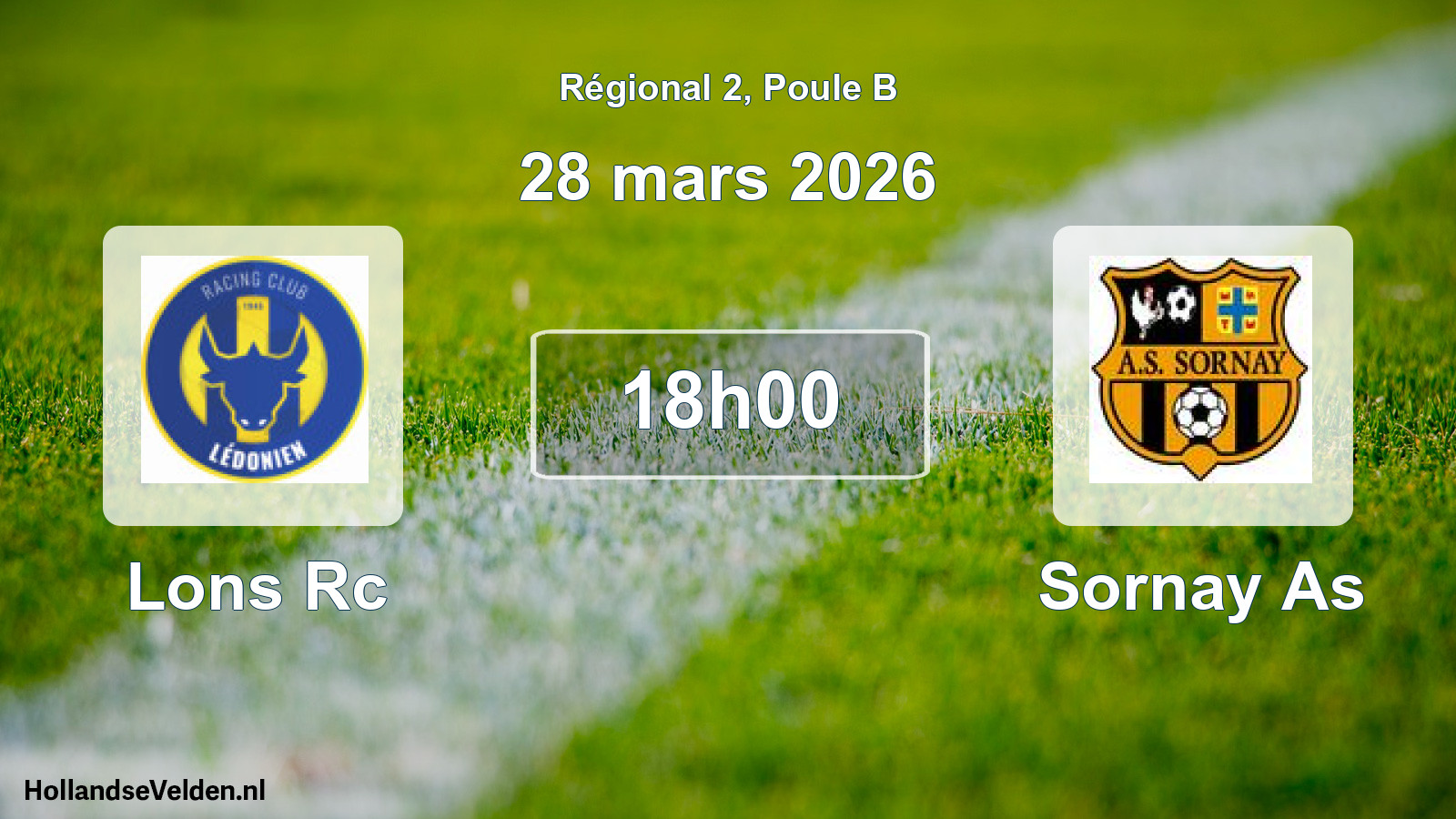 Scheduled Match: Lons Rc - Sornay As (28 March 2026)