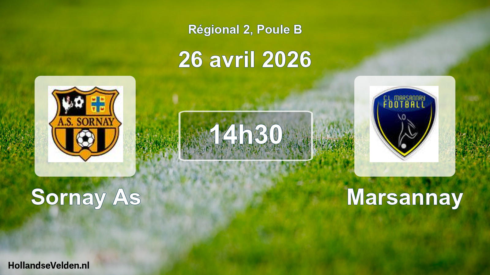 Scheduled Match: Sornay As - Marsannay (26 April 2026)