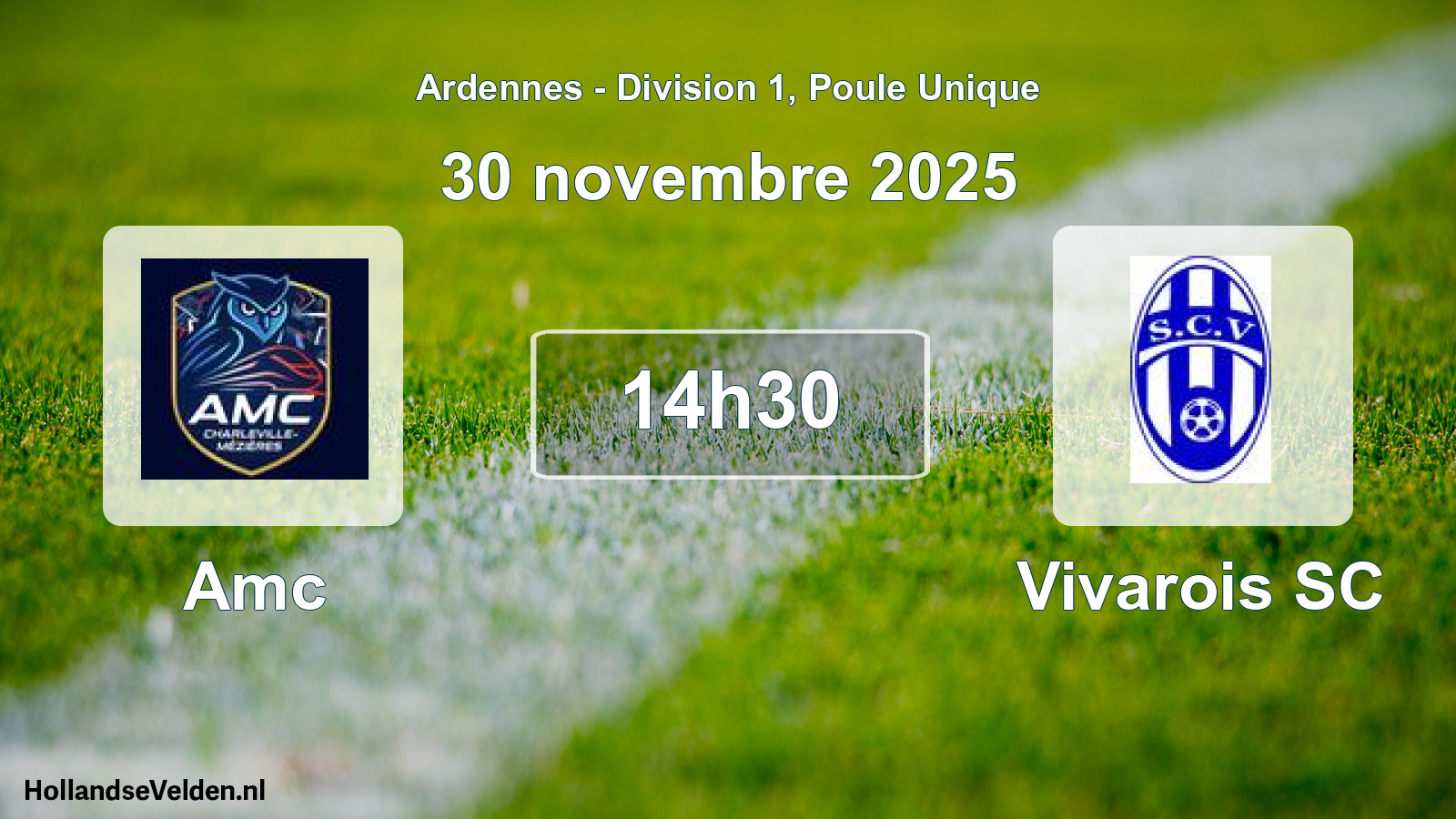 Geplande wedstrijd: Amc - Vivarois SC (30 november 2025)