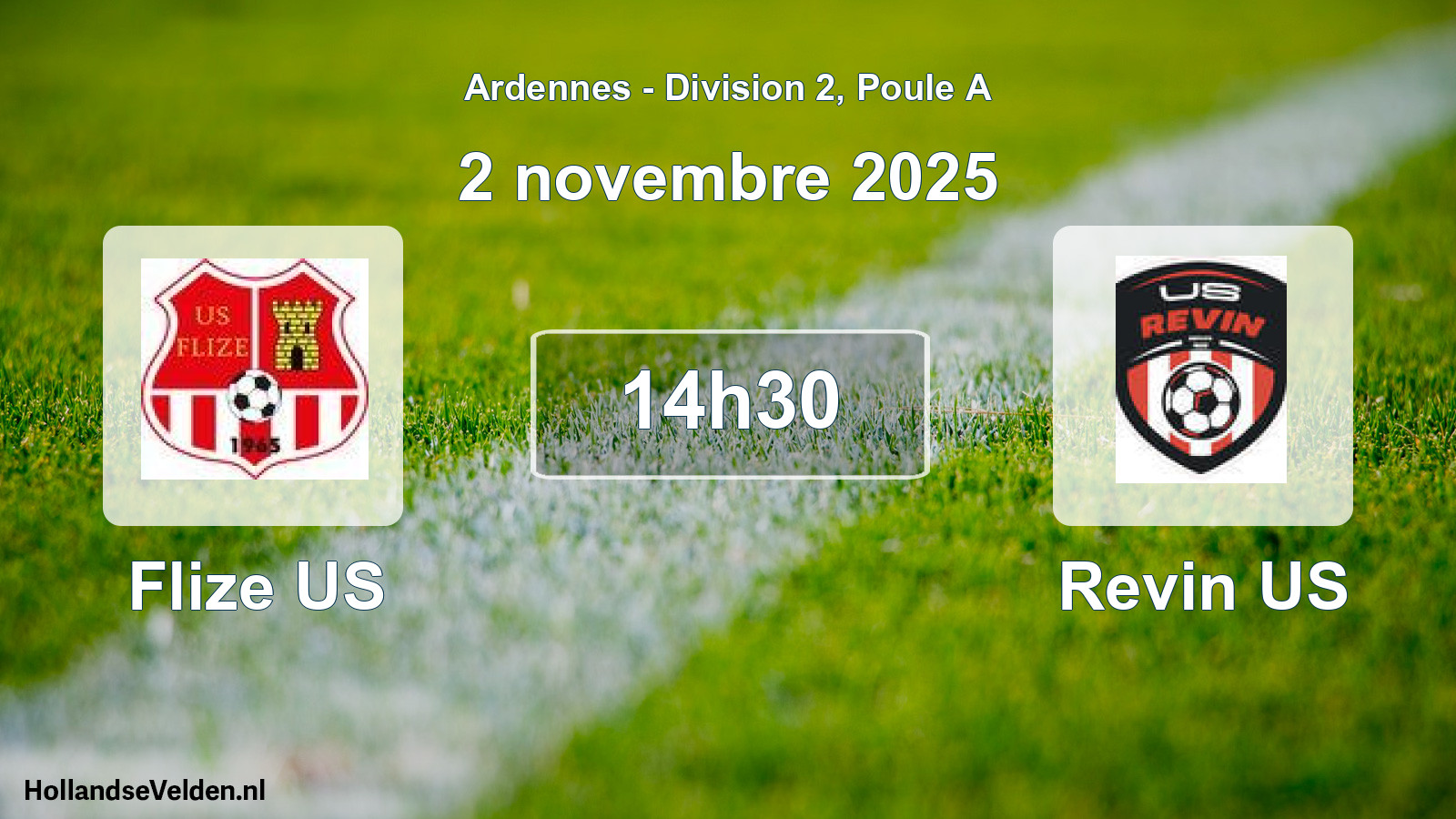 Scheduled Match: Flize US - Revin US (2 November 2025)