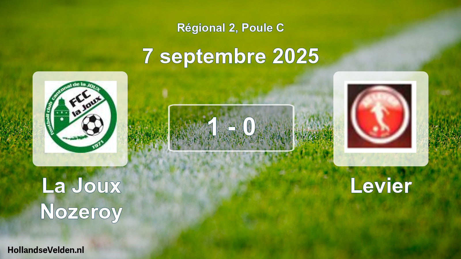 Total number of matches played: La Joux Nozeroy - Levier 1 - 0 (7 September 2025)