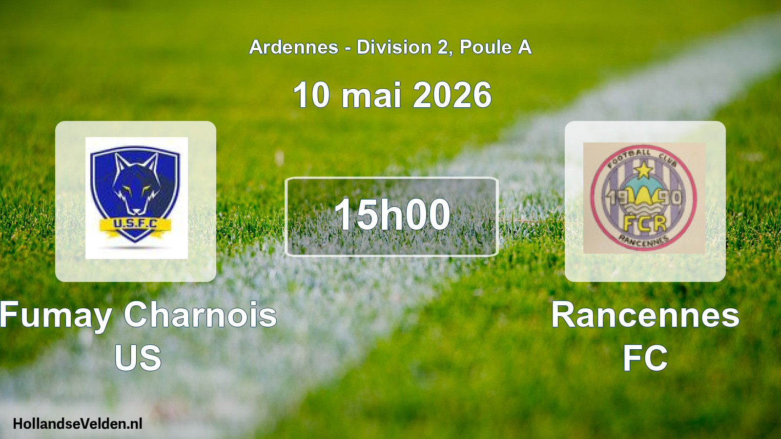 Scheduled Match: Fumay Charnois US - Rancennes FC (10 May 2026)