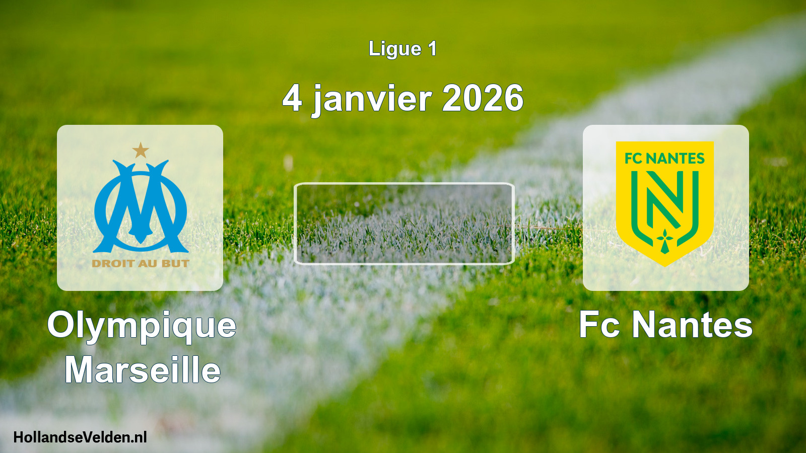 Geplande wedstrijd: Olympique Marseille - Fc Nantes (4 janvier 2026)