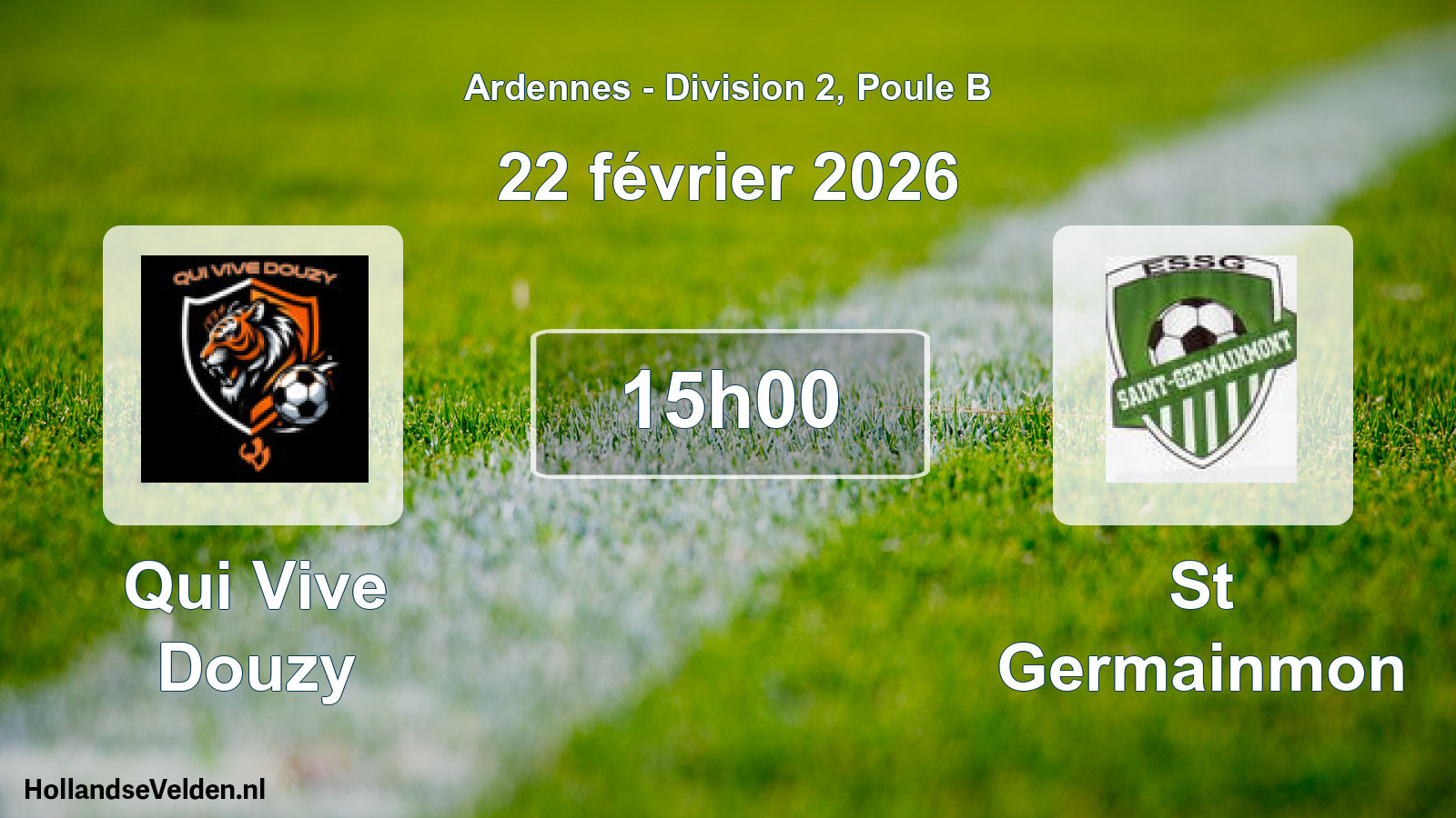 Scheduled Match: Qui Vive Douzy - St Germainmon (22 February 2026)
