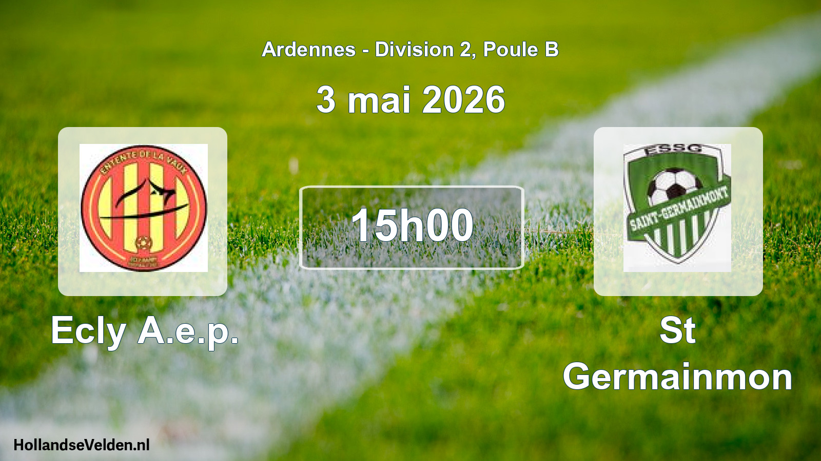 Scheduled Match: Ecly A.e.p. - St Germainmon (3 May 2026)