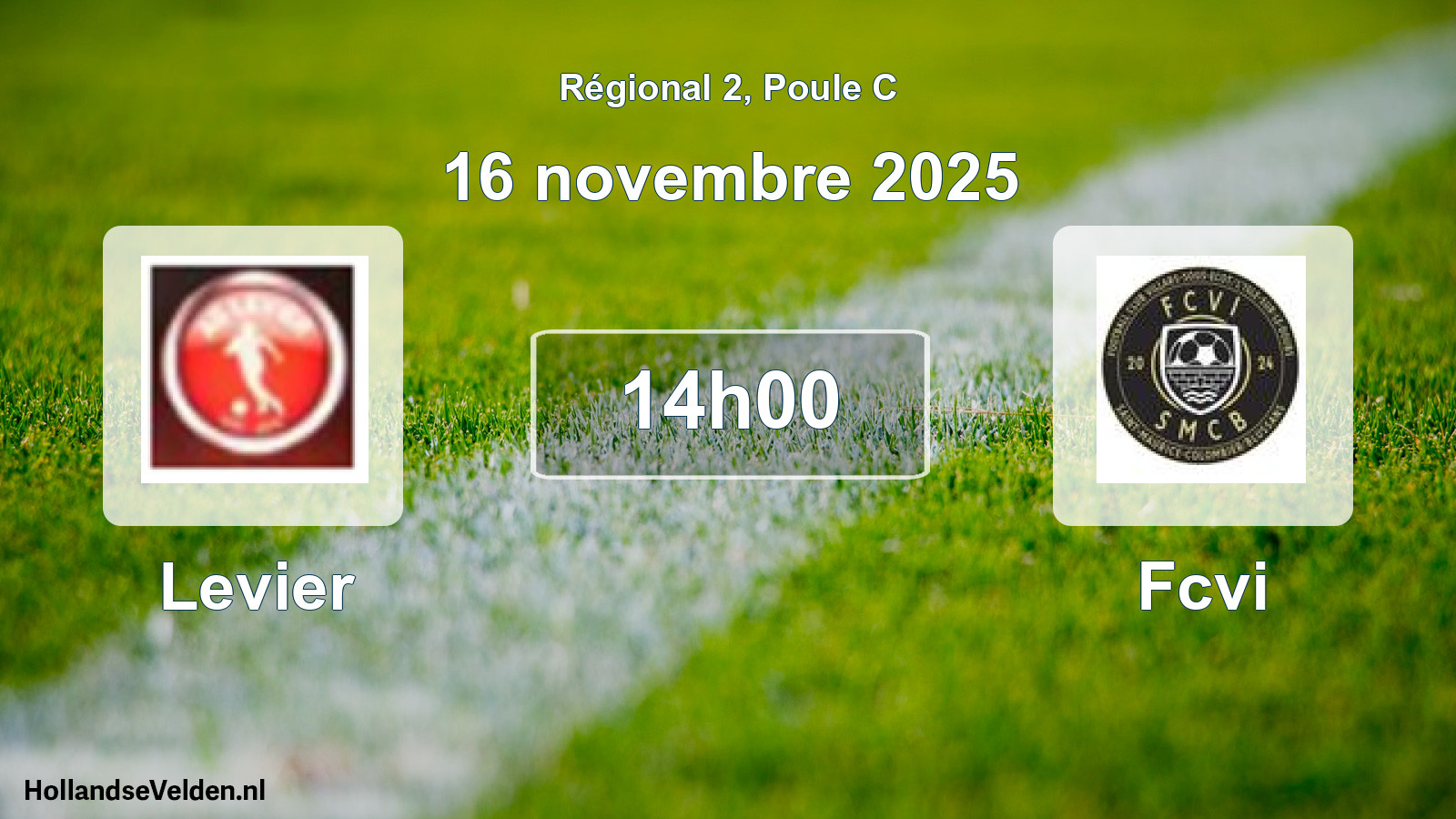 Geplande wedstrijd: Levier - Fcvi (16 novembre 2025)