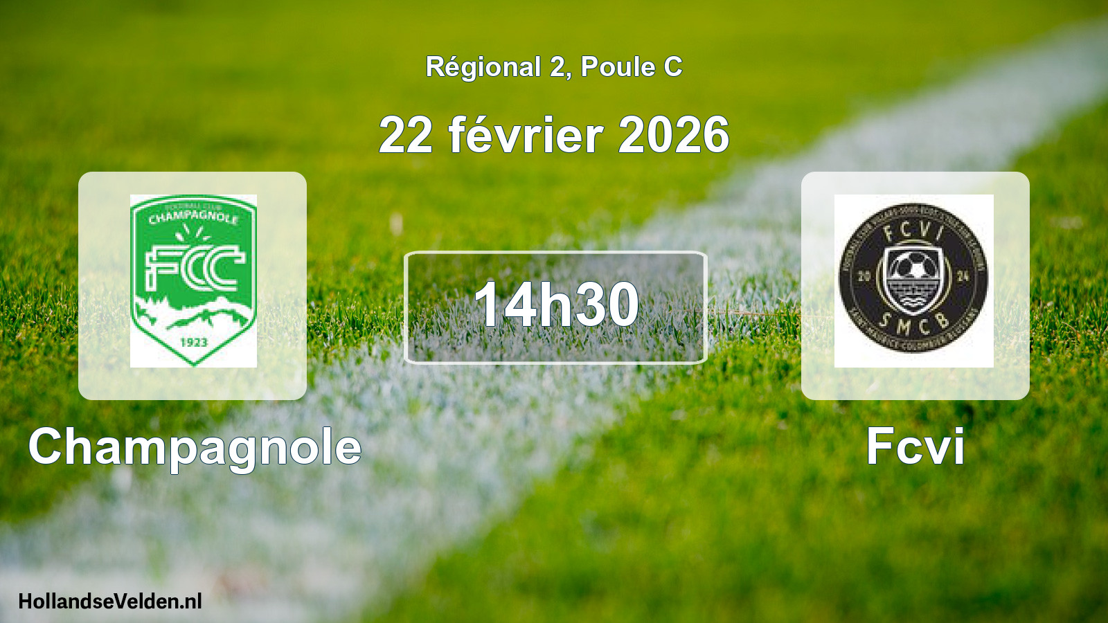 Geplande wedstrijd: Champagnole - Fcvi (22 février 2026)