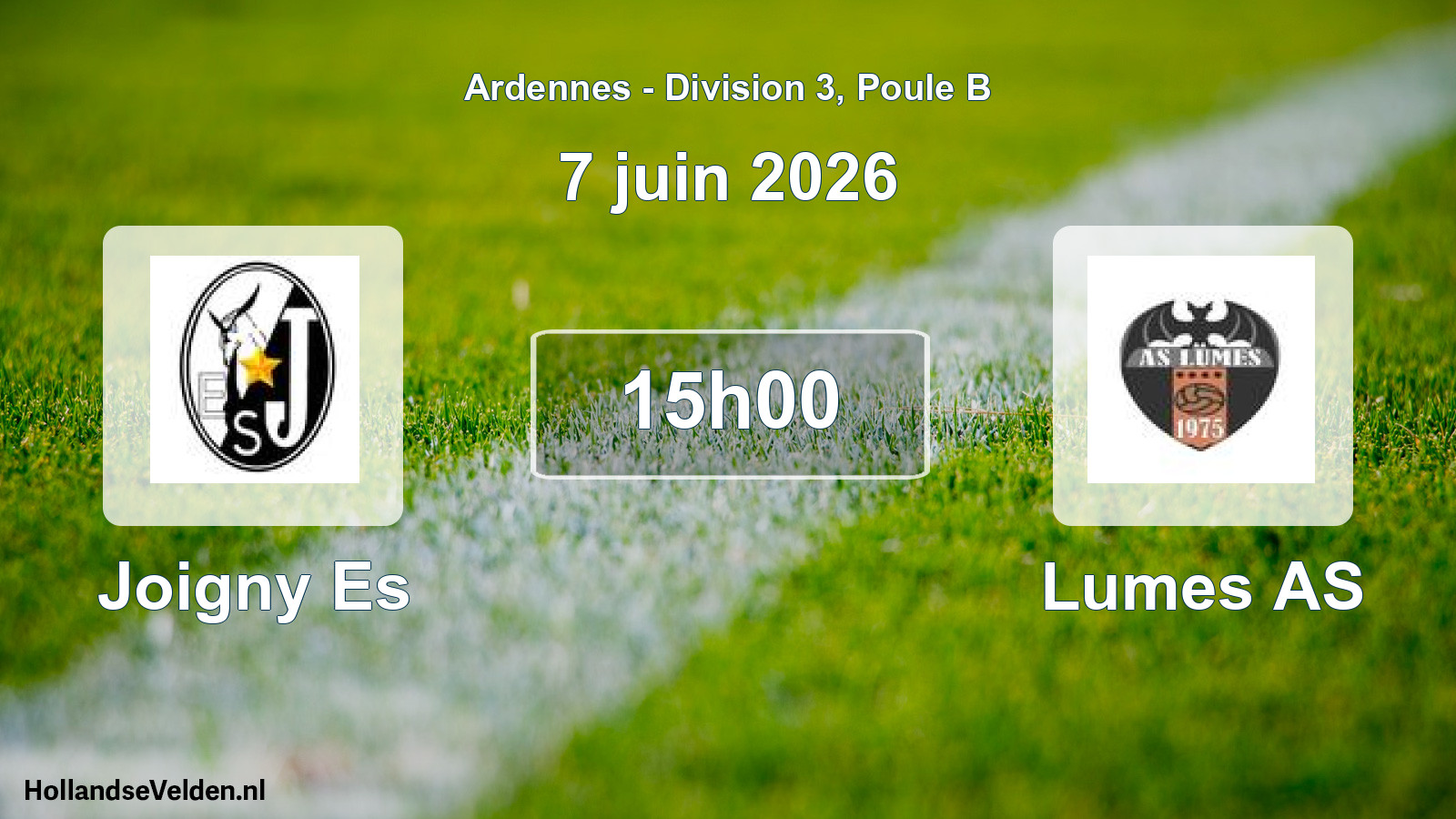 Scheduled Match: Joigny Es - Lumes AS (7 June 2026)