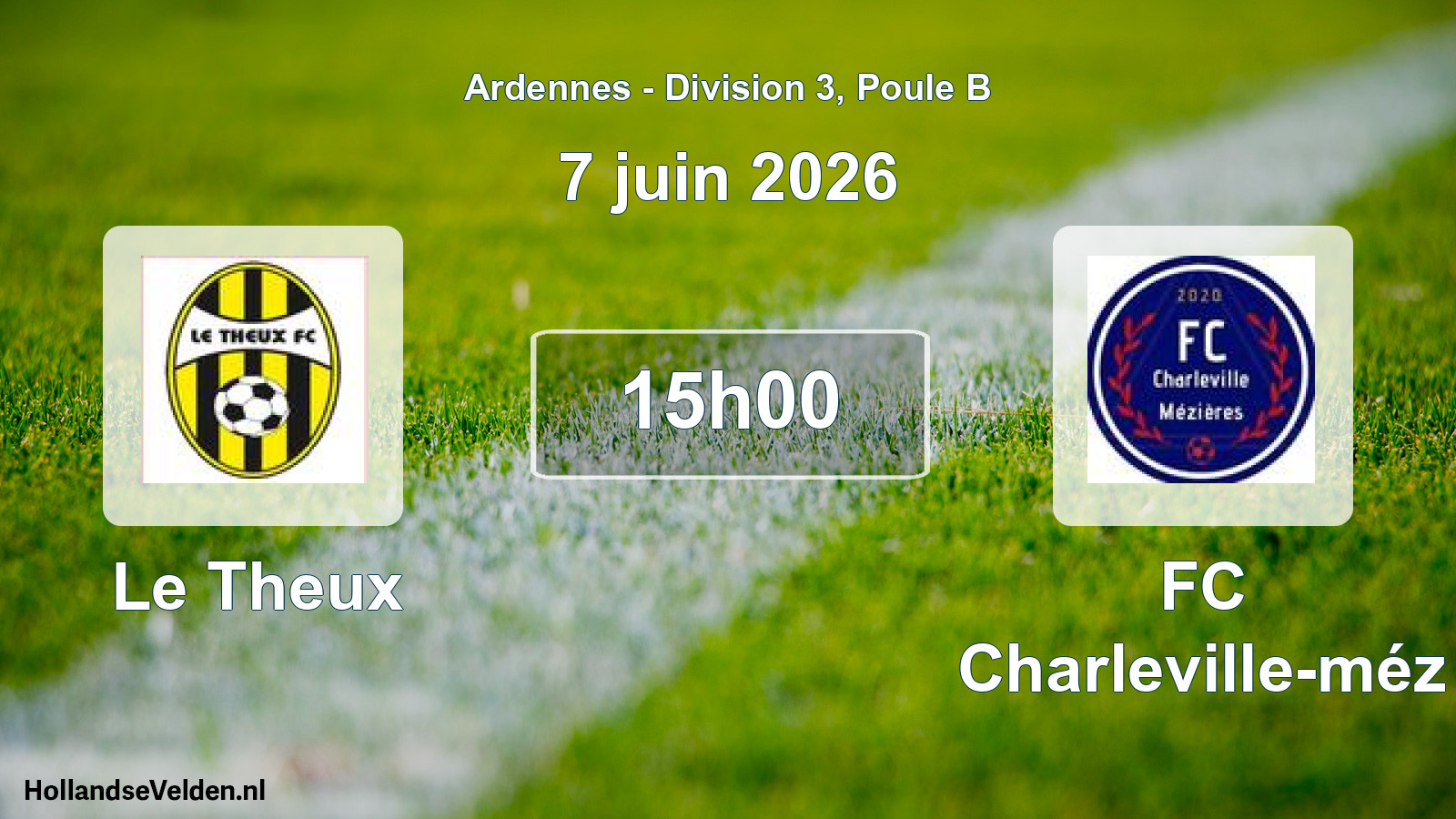 Geplande wedstrijd: Le Theux - FC Charleville-méz (7 juni 2026)