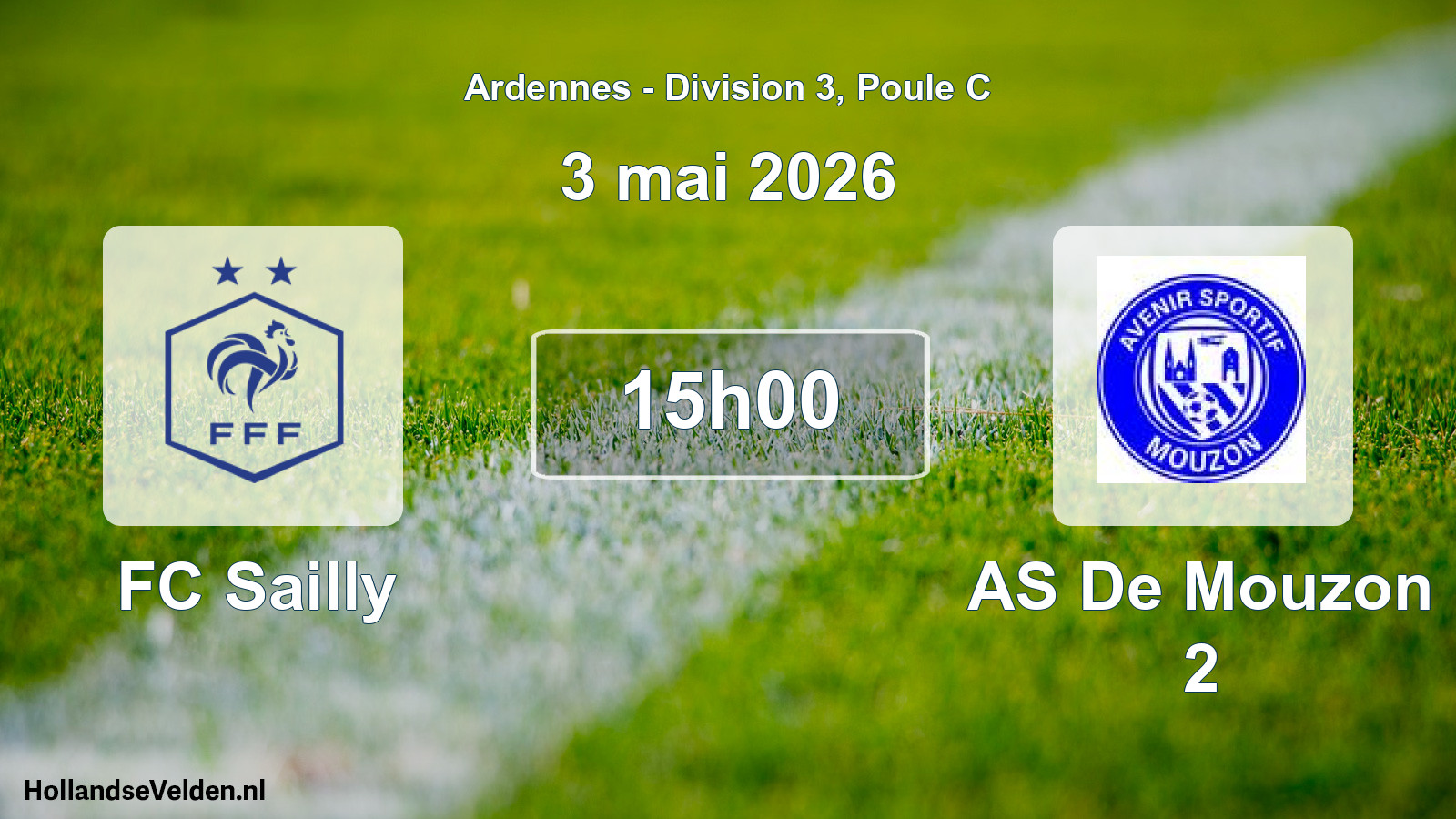 Scheduled Match: FC Sailly - AS De Mouzon 2 (3 May 2026)